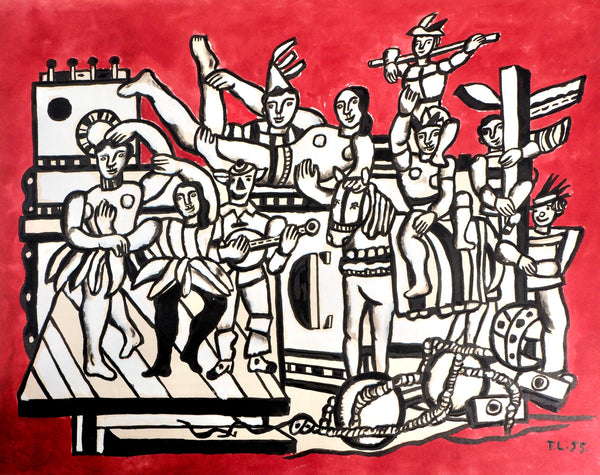 Fernand Léger, Composition, Contrastes, Limited Edition Lithograph