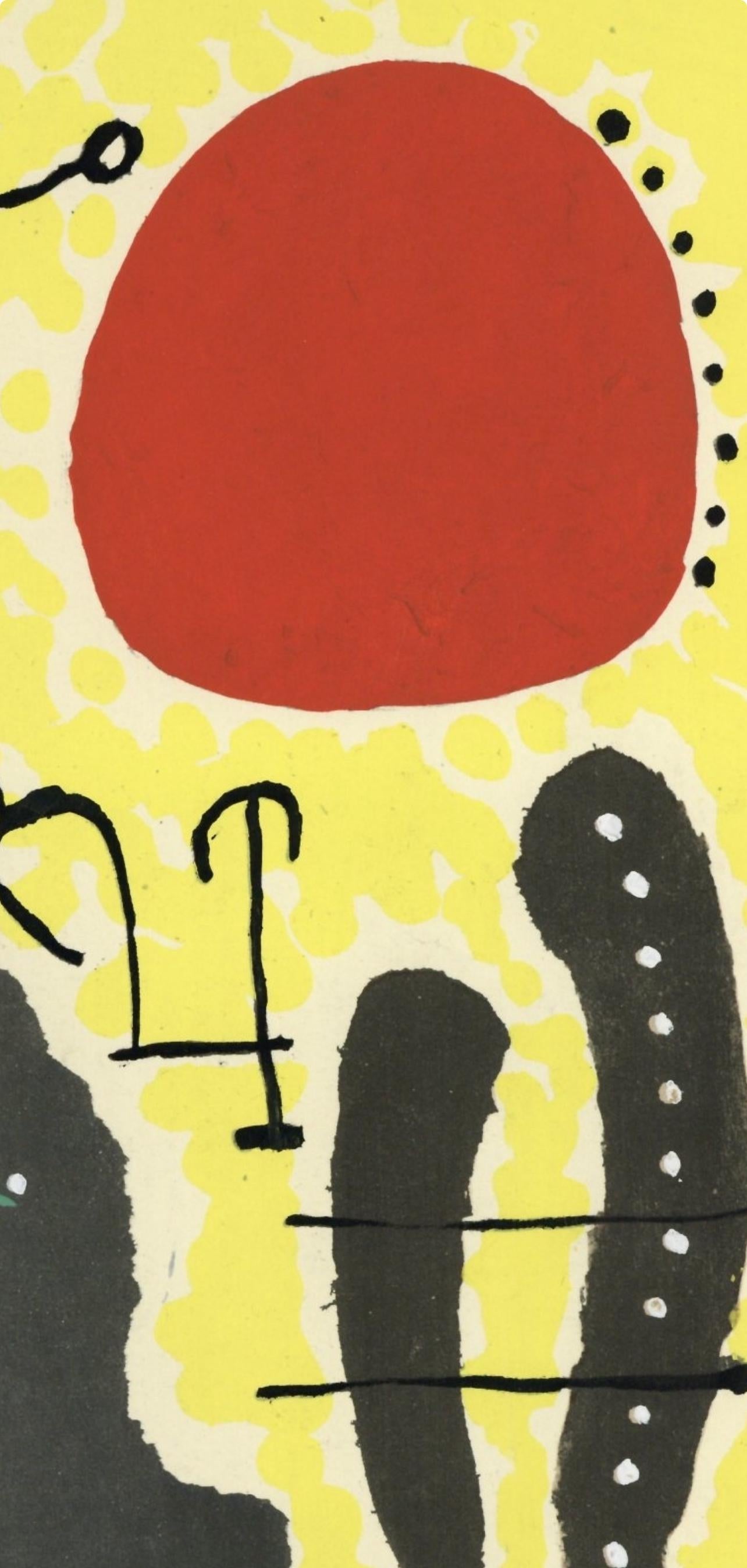Joan Miró, Composition, XXe siècle, Limited Edition Lithograph