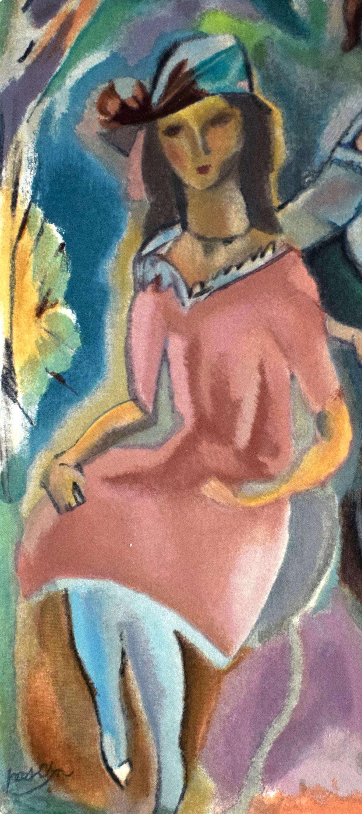 Jules Pascin, Composition, Les Peintres mes amis, Limited Edition Woodcut