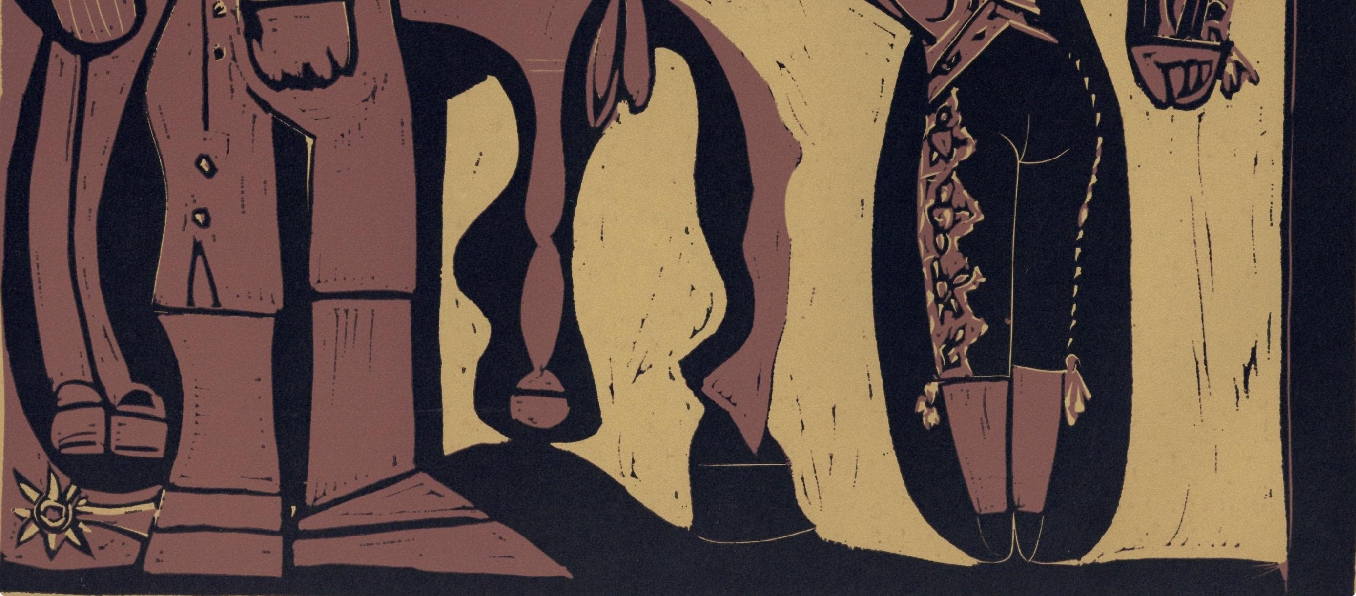 Pablo Picasso, Picador and Matador (Orozco 214), Grabados al linóleo, Limited Edition Linocut