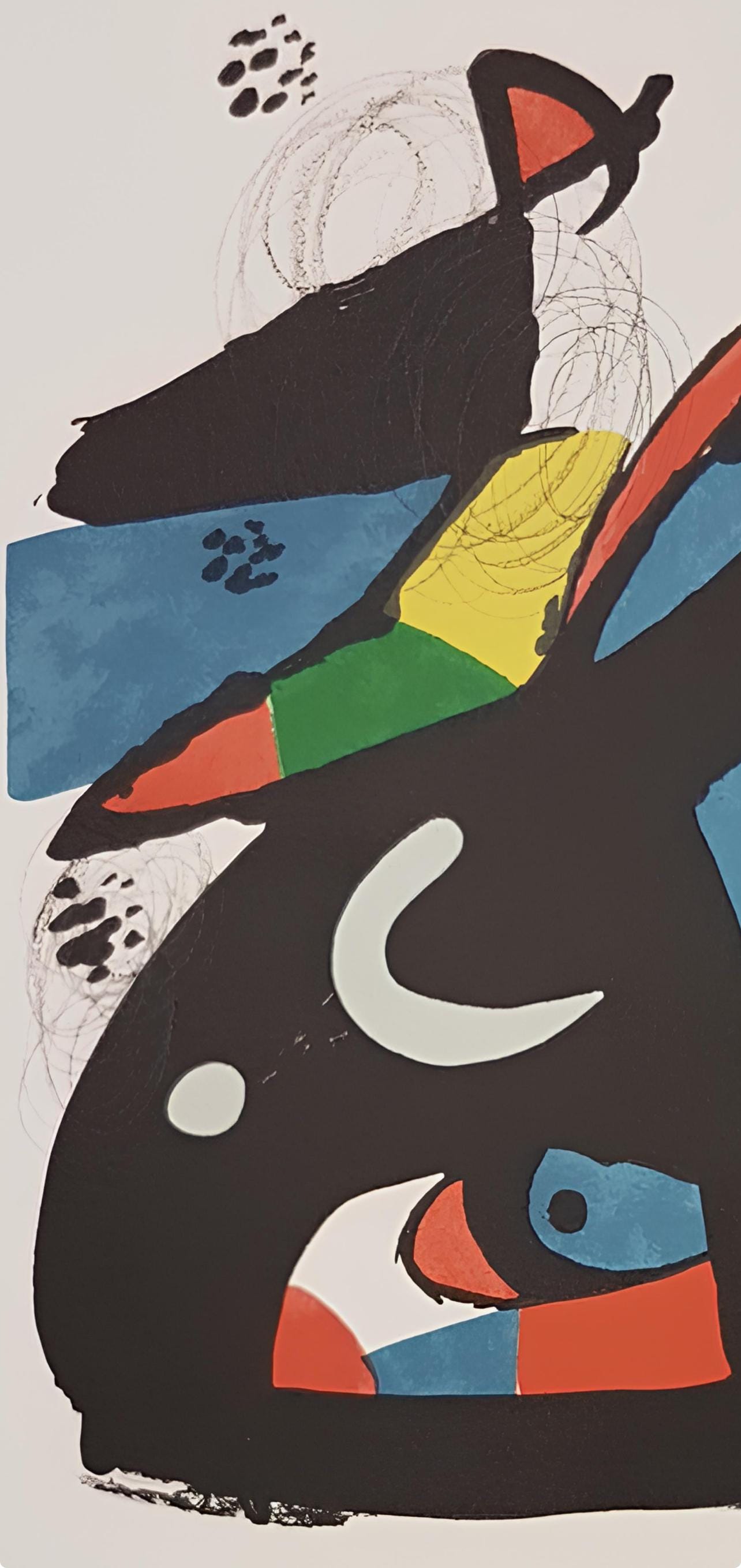 Joan Miró, Composition (Mourlot 1212-1225; Cramer 248), La mélodie acide, Limited Edition Lithograph