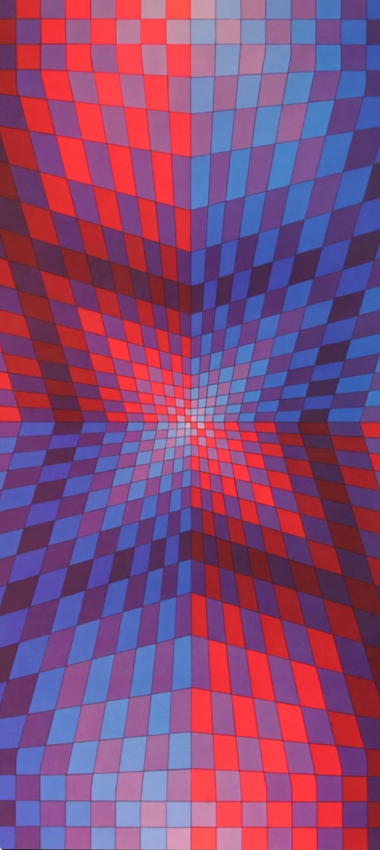 Victor Vasarely, Composition, Progressions I, Limited Edition Héliogravure