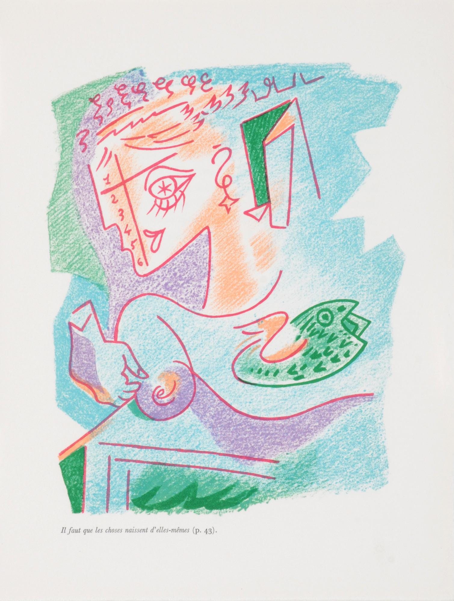 André Masson, Composition (Cramer 97), Une Étoile de Craie, Limited Edition Lithograph