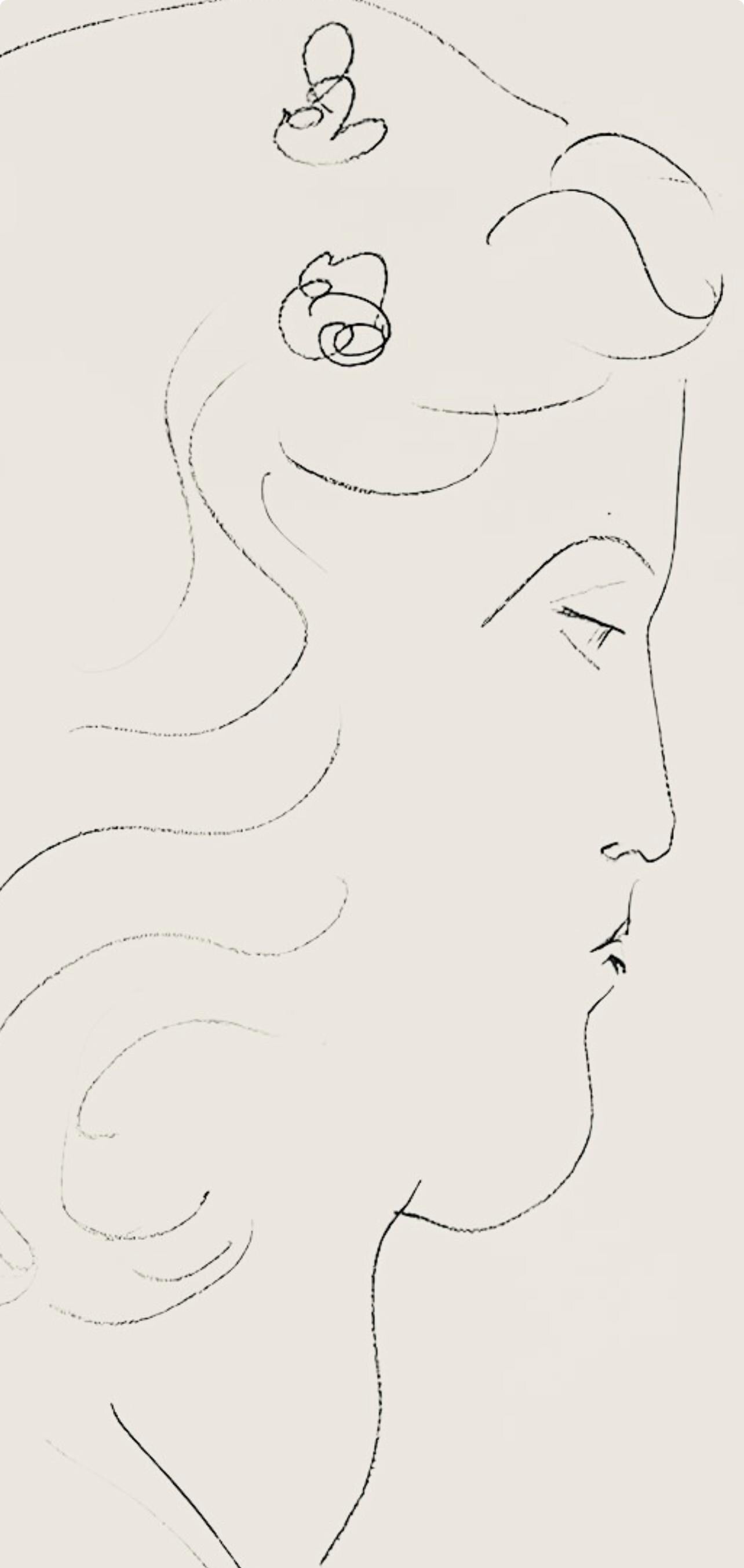 Henri Matisse, Série O, var. 14 (Duthuit 9), Henri Matisse, Dessins, Thèmes et variations, Limited Edition Lithograph