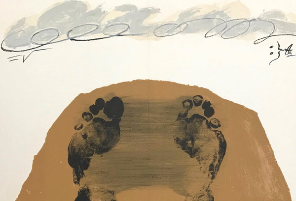 Antoni Tàpies, Composition, Derrière le miroir, Limited Edition Lithograph