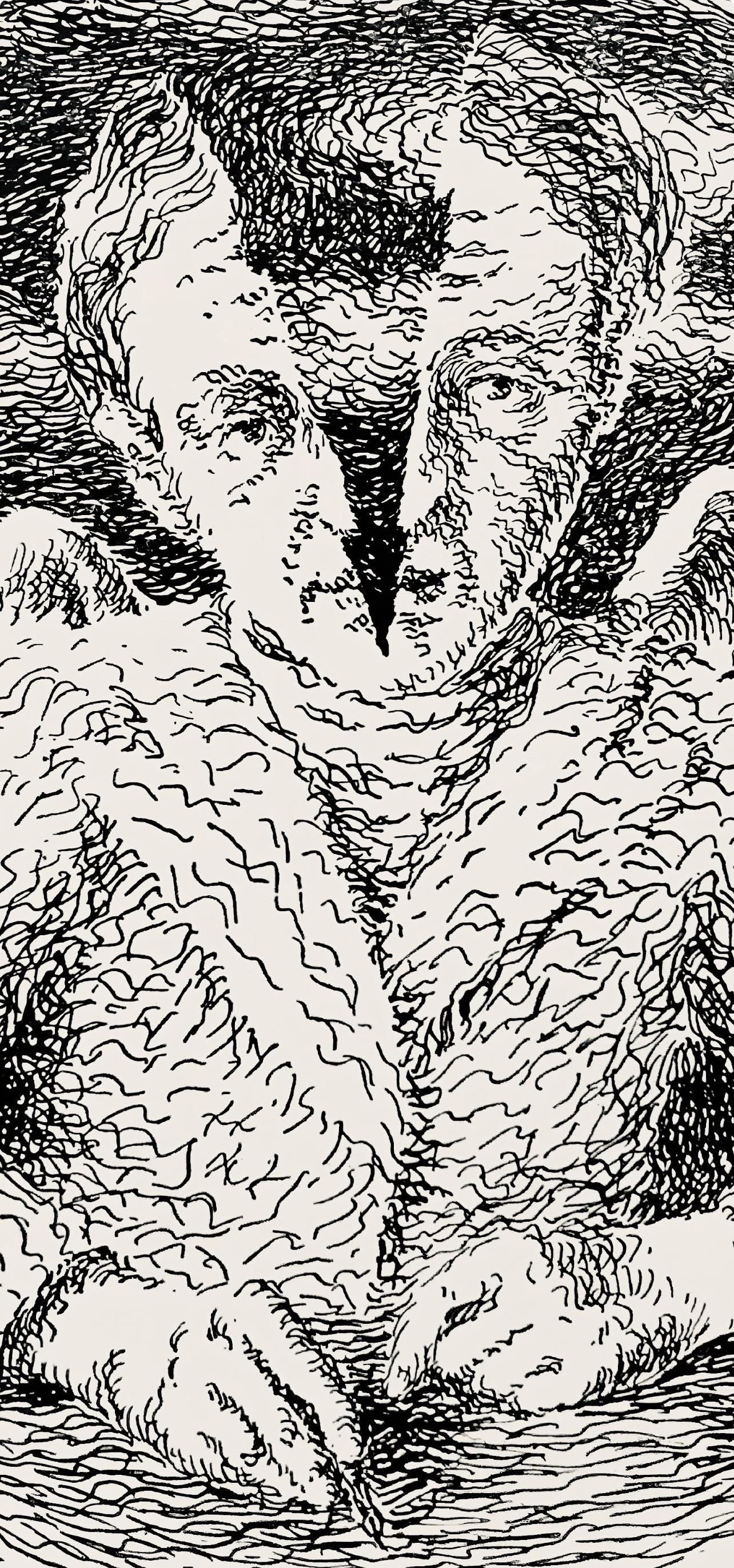 René Magritte, Composition, Les chants de Maldoror, Limited Edition Lithograph