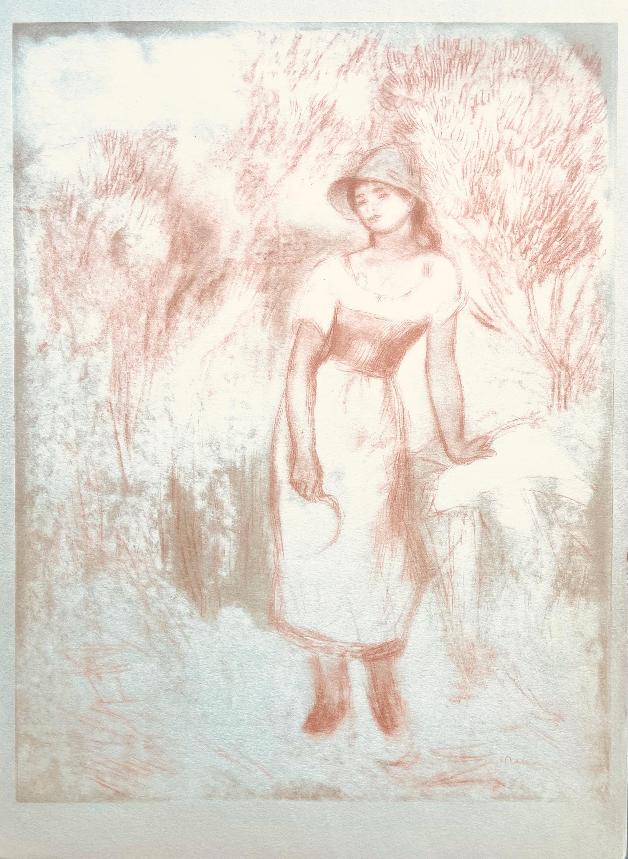 Pierre-Auguste Renoir, Composition, Seize Aquarelles et Sanguines de Renoir, Limited Edition Lithograph