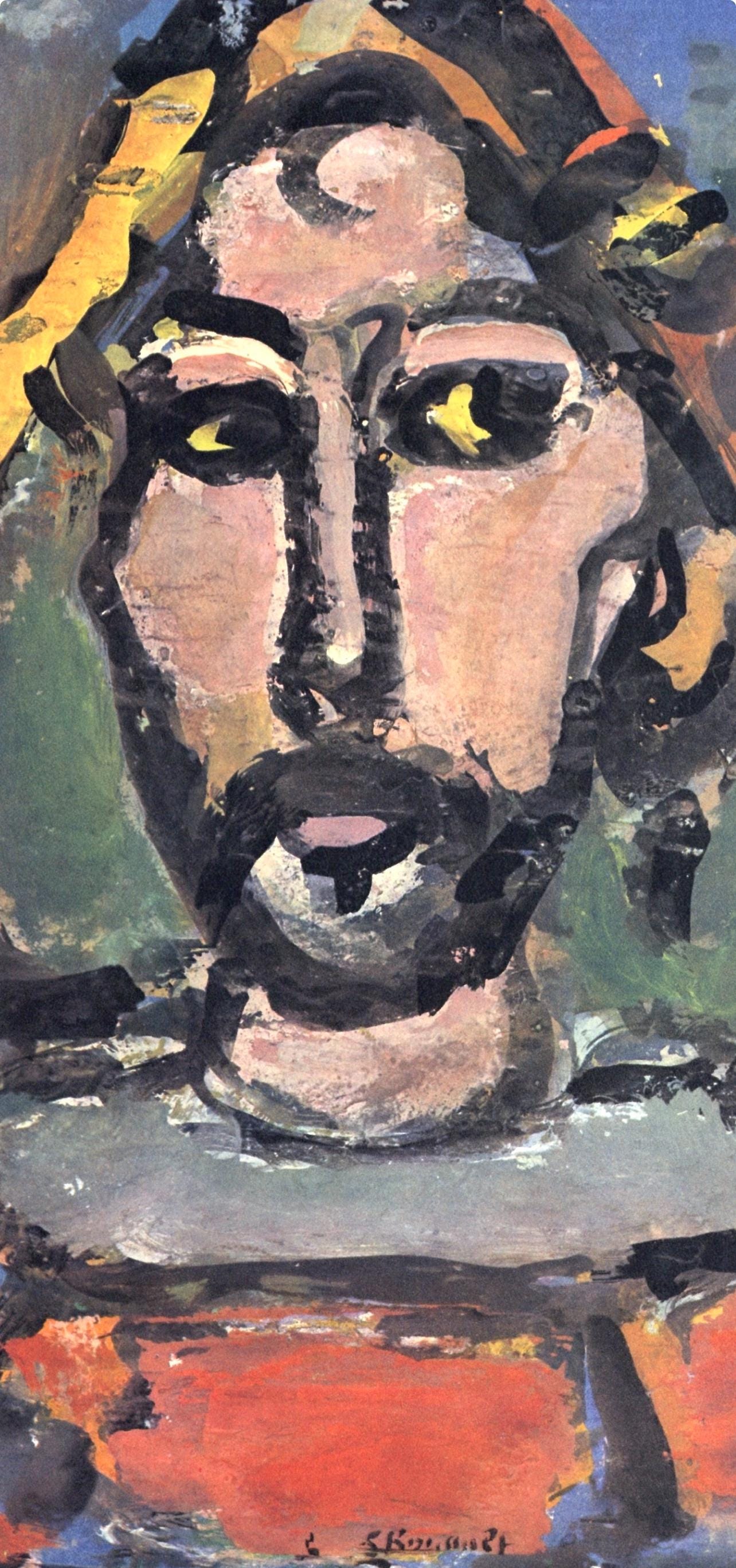 Georges Rouault, Composition, Divertissement, Limited Edition Lithograph