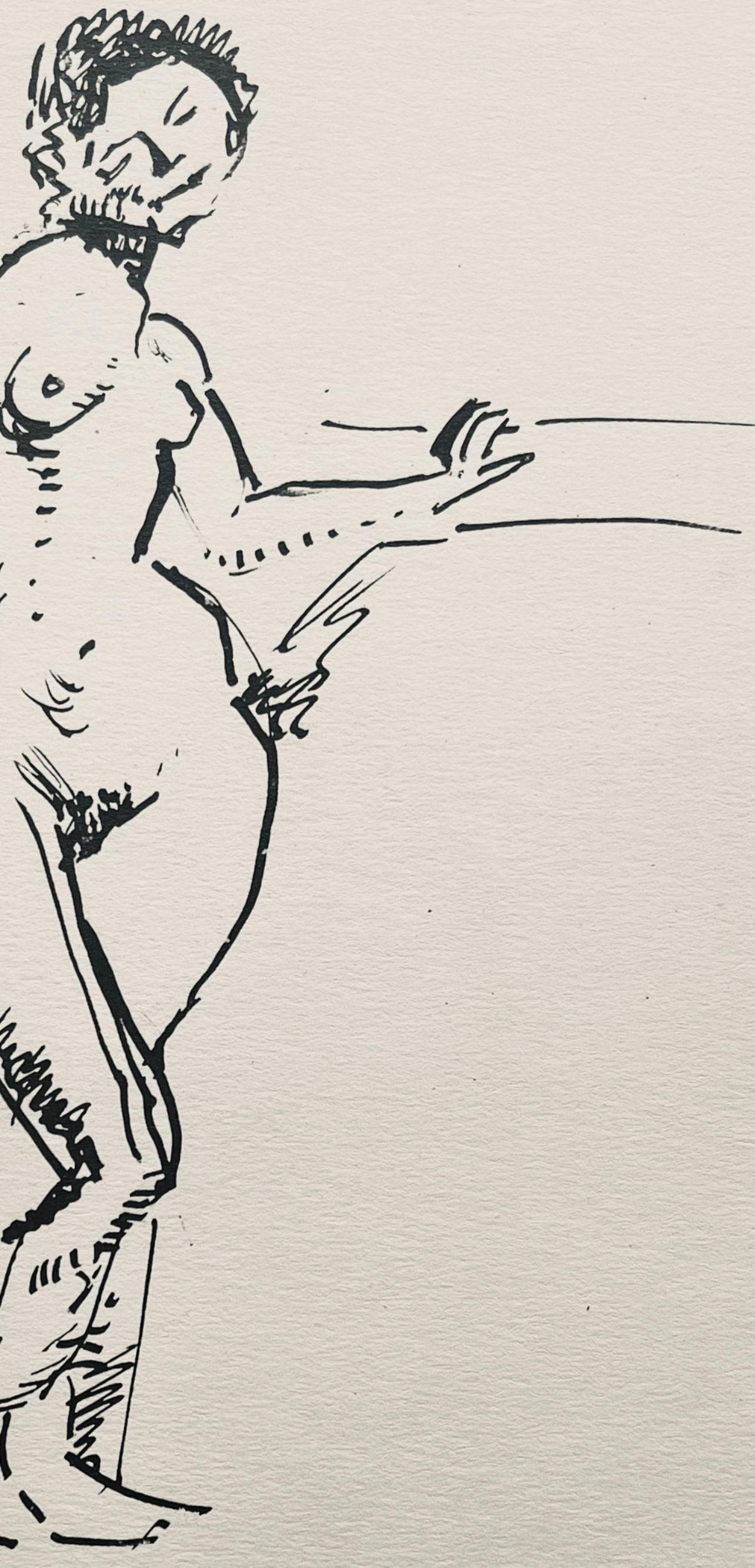 Henri Matisse, Composition (Dutel 3), Dessins de Henri-Matisse, Limited Edition Lithograph
