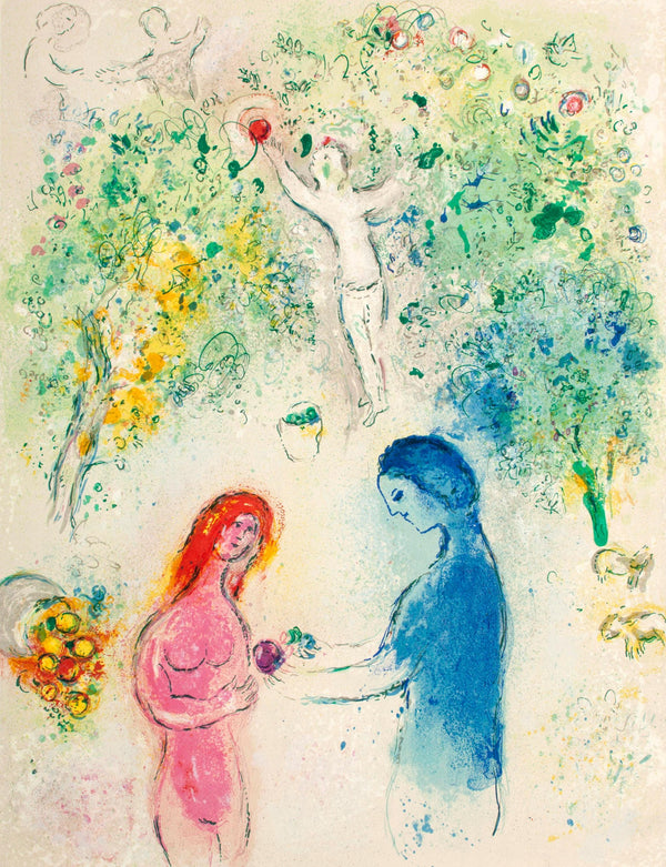 Marc Chagall, Frontispiece, Daphnis et Chloé, Limited Edition Héliogravure