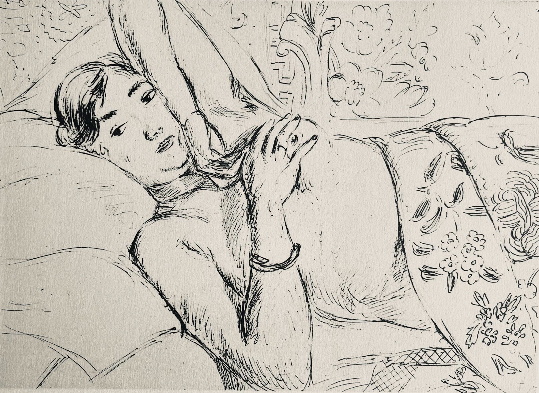 Henri Matisse, Composition (Dutel 3), Dessins de Henri-Matisse, Limited Edition Lithograph