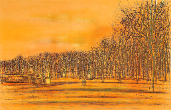 Jean Carzou, Les Tuileries, Regards sur Paris, Limited Edition Lithograph