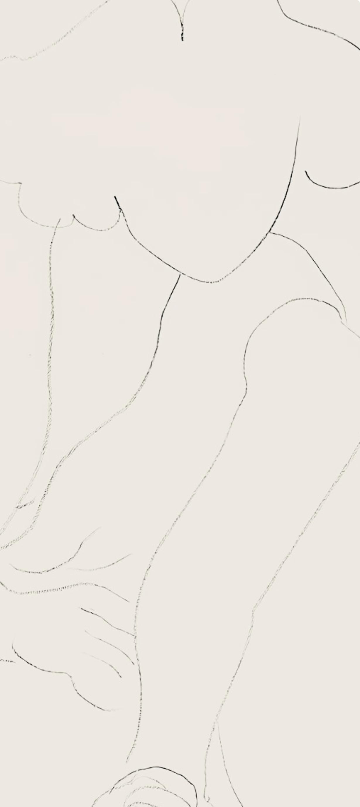 Henri Matisse, Série E, var. 3 (Duthuit 9), Henri Matisse, Dessins, Thèmes et variations, Limited Edition Lithograph