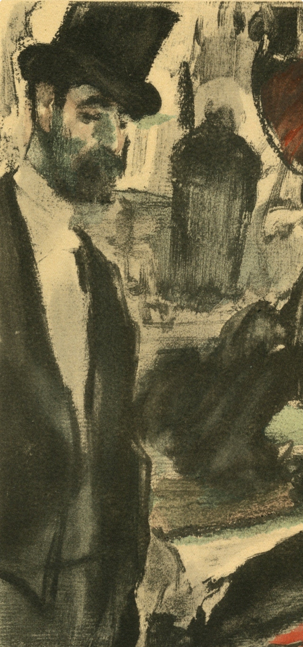 Edgar Degas, Famille Cardinal, E. Degas Monotypes, Limited Edition Monotype