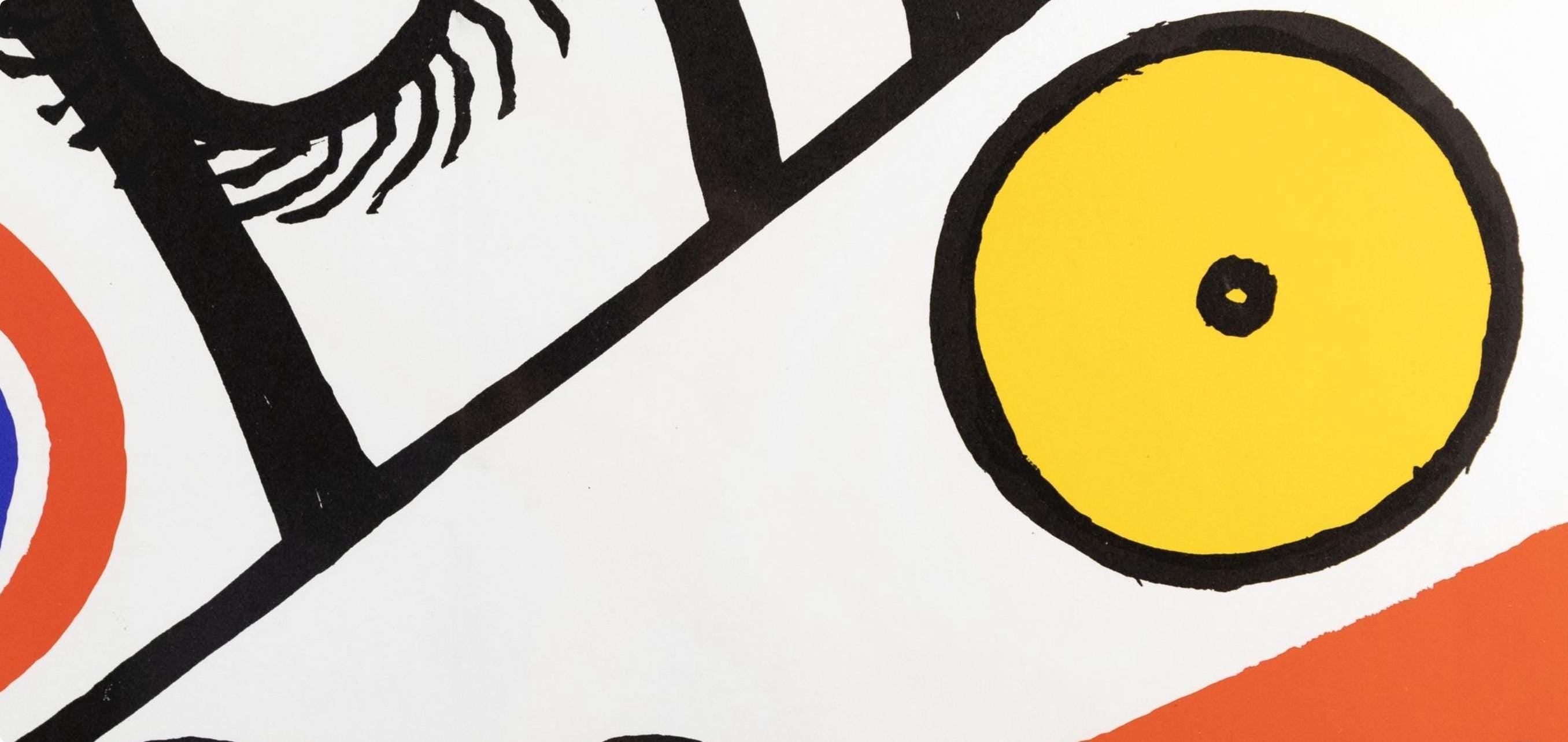 Alexander Calder, Composition, Derrière le miroir, Limited Edition Lithograph