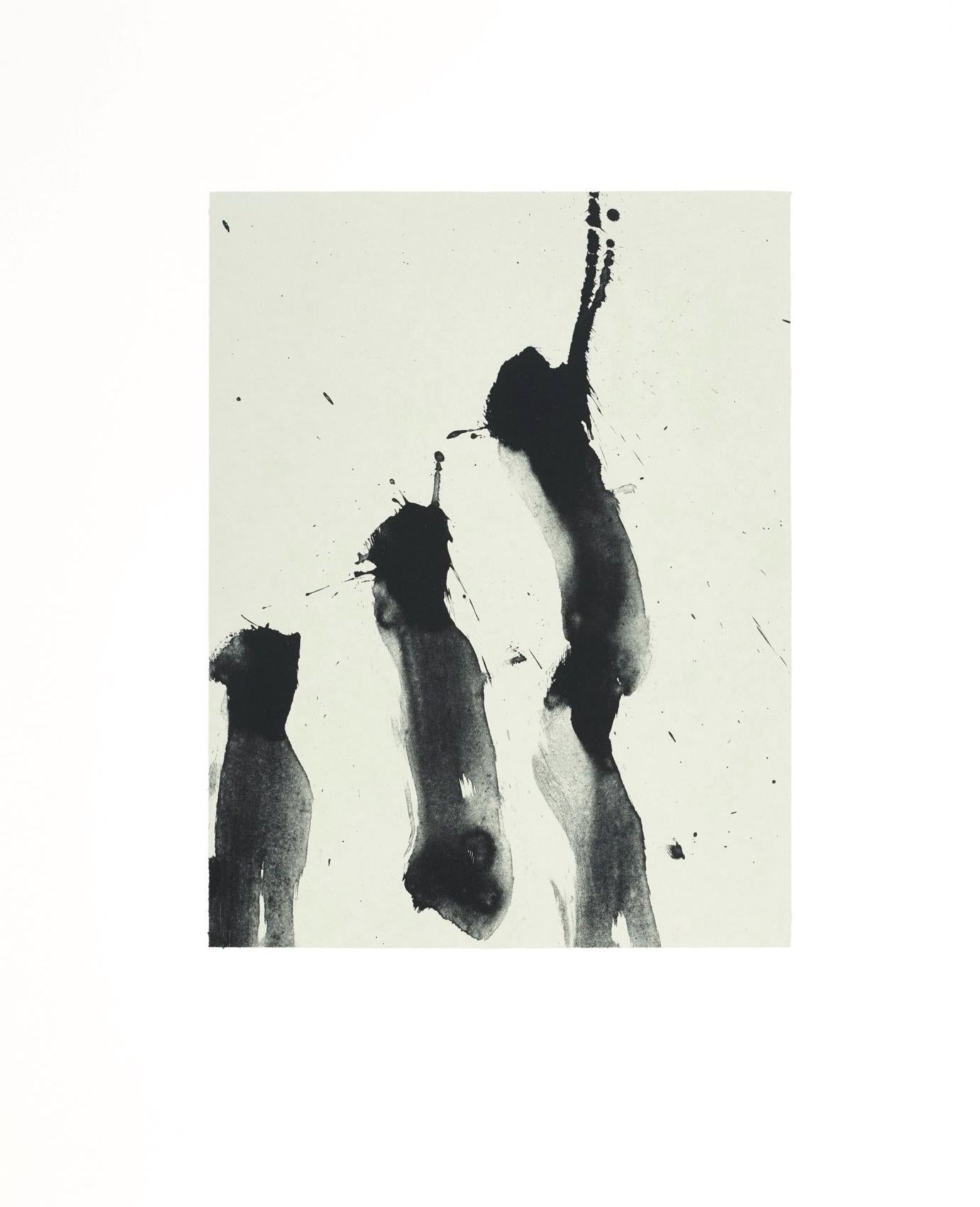 Robert Motherwell, Nocturne IV (Belknap 354-380; Engberg/Banach 415-441), Three Poems, Limited Edition Lithograph