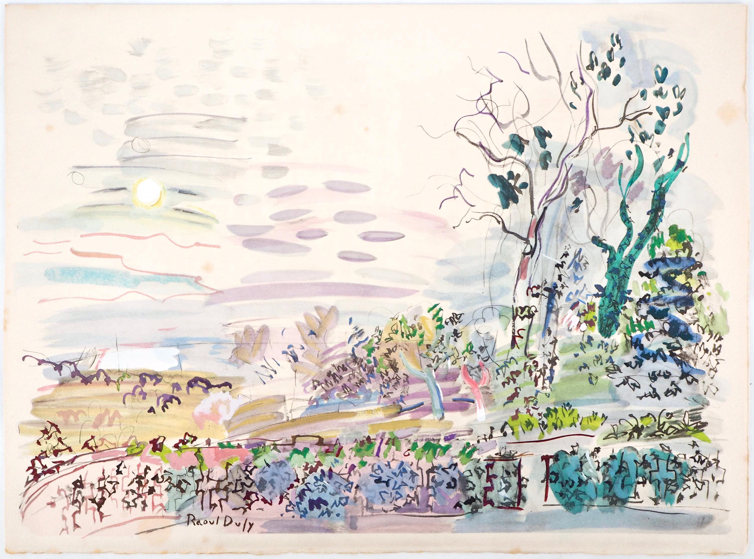 Raoul Dufy, Composition, Eaux-de-vie, Esprit de la fleur et du fruit, Limited Edition Lithograph