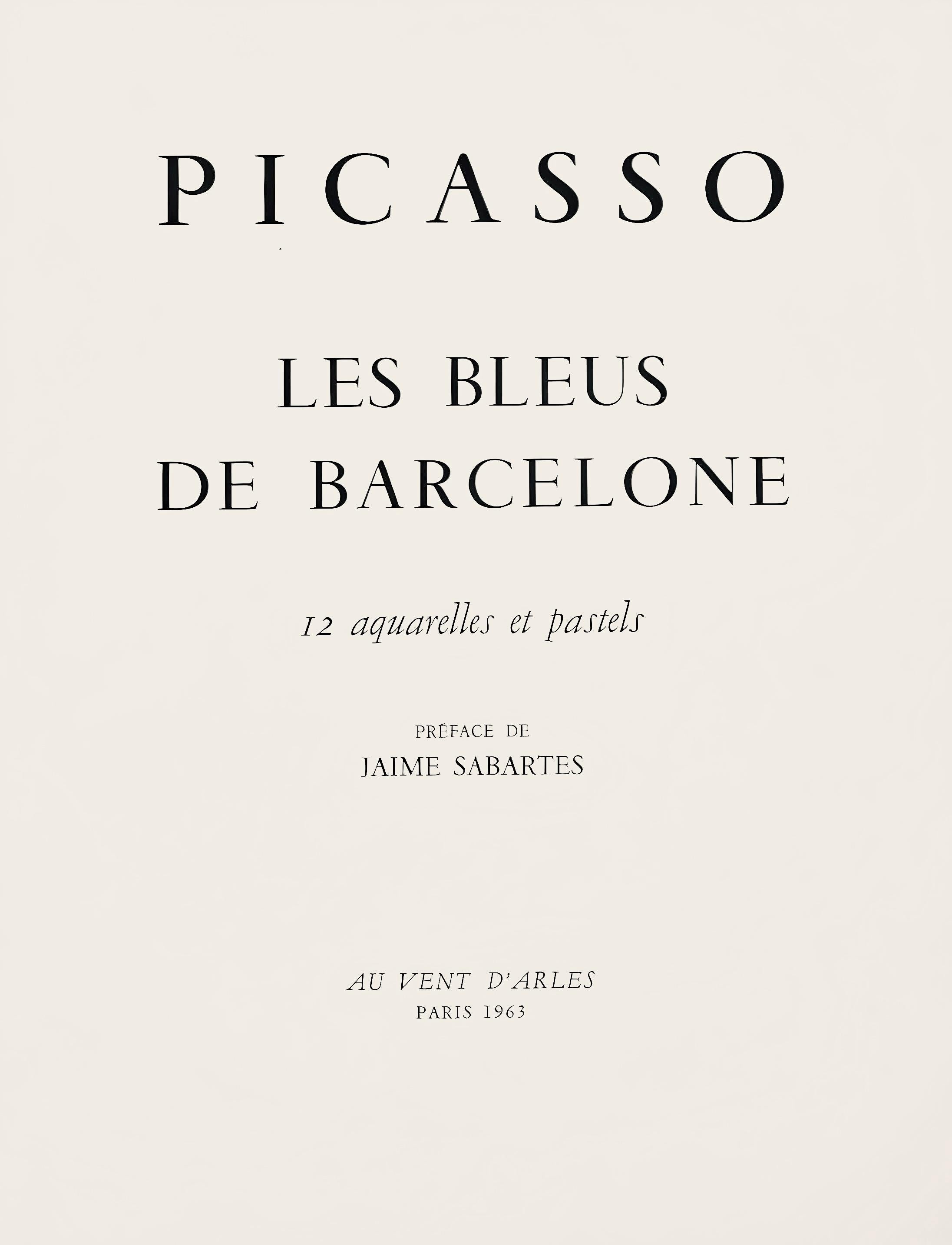 Pablo Picasso, Composition, Les Bleus de Barcelone, Limited Edition Lithograph