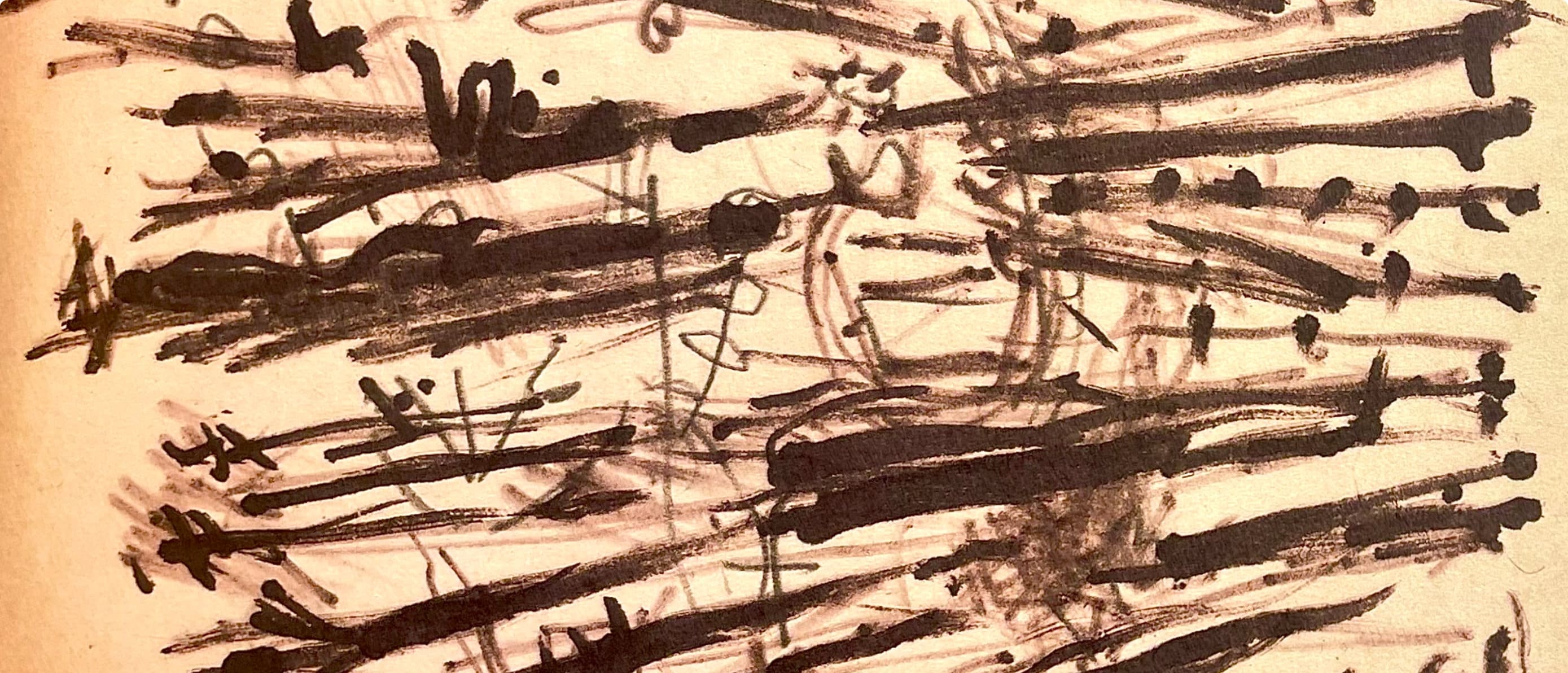 Jackson Pollock, Composition, Jackson Pollock, The Last Sketchbook, Limited Edition Lithograph