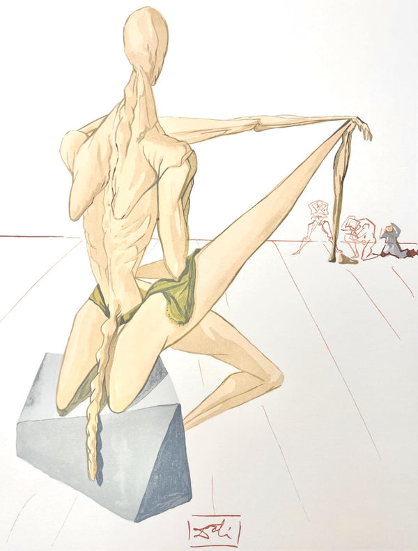 Salvador Dali, Hölle V (Field 189-200; Michler/Löpsinger 1039-1138), Die Göttliche Komödie, Signed, Limited Edition Woodcut