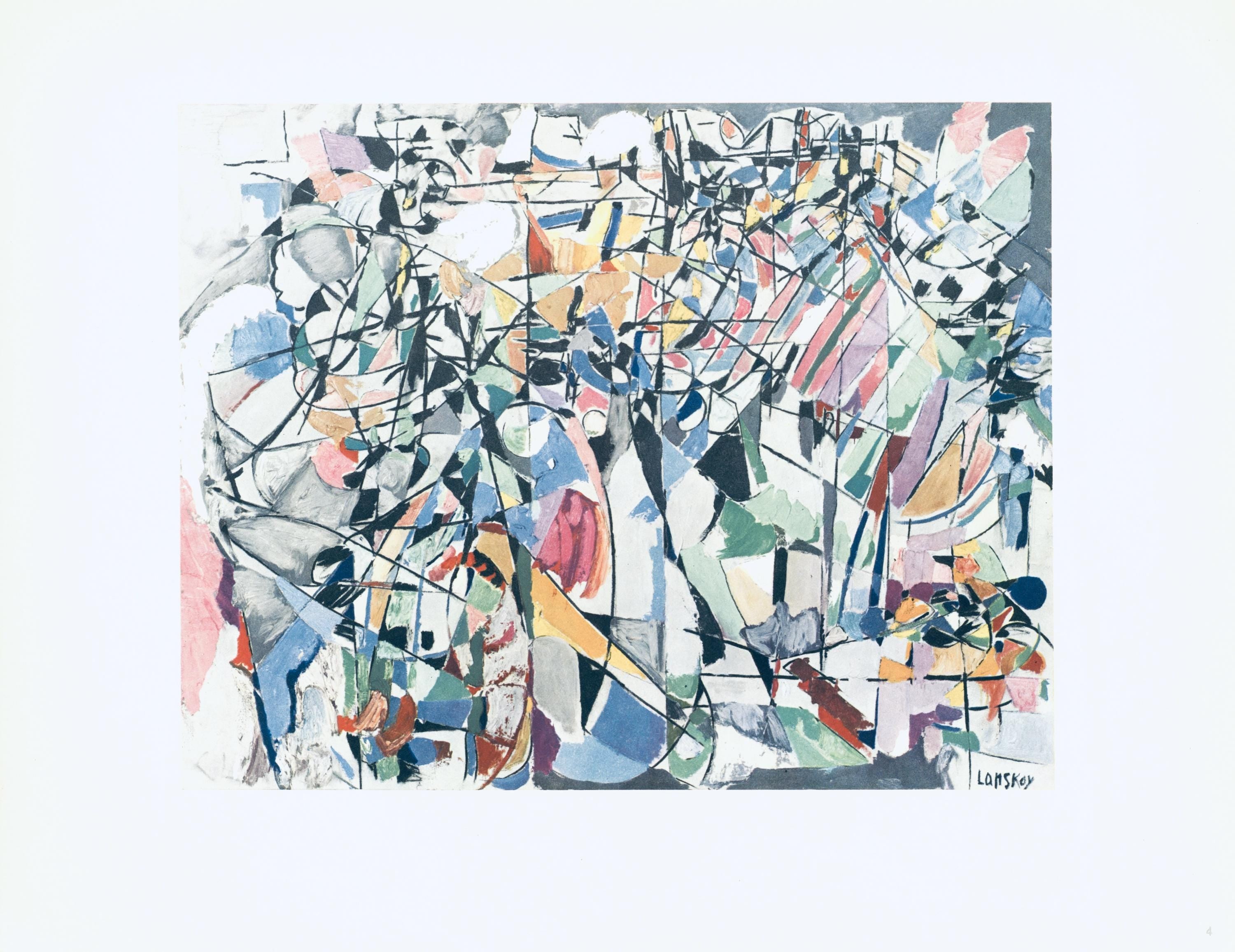 André Lanskoy, Composition, André Lanskoy, Peintres d'aujourd'hui, Limited Edition Lithograph