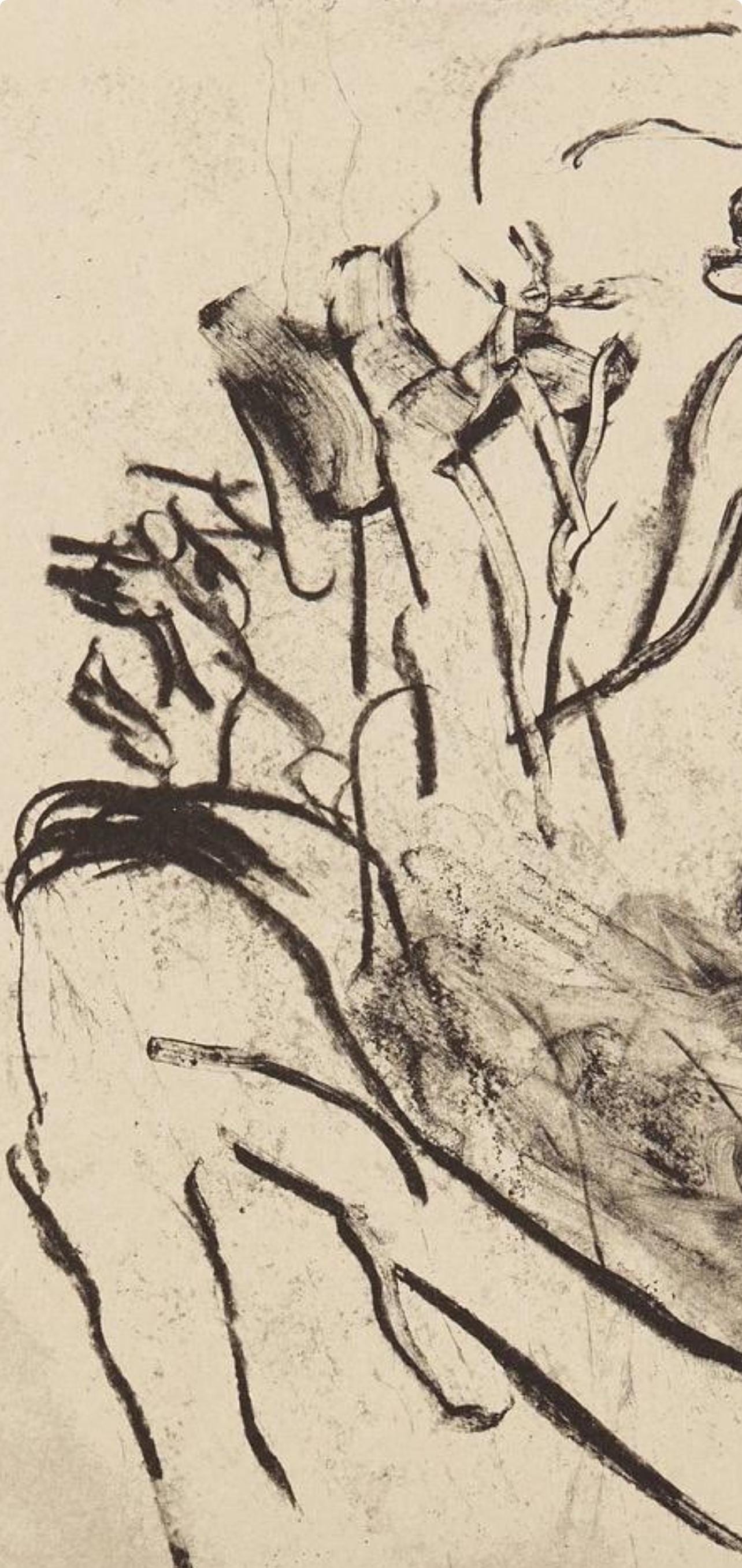 Willem de Kooning, Composition, Poems, Limited Edition Lithograph