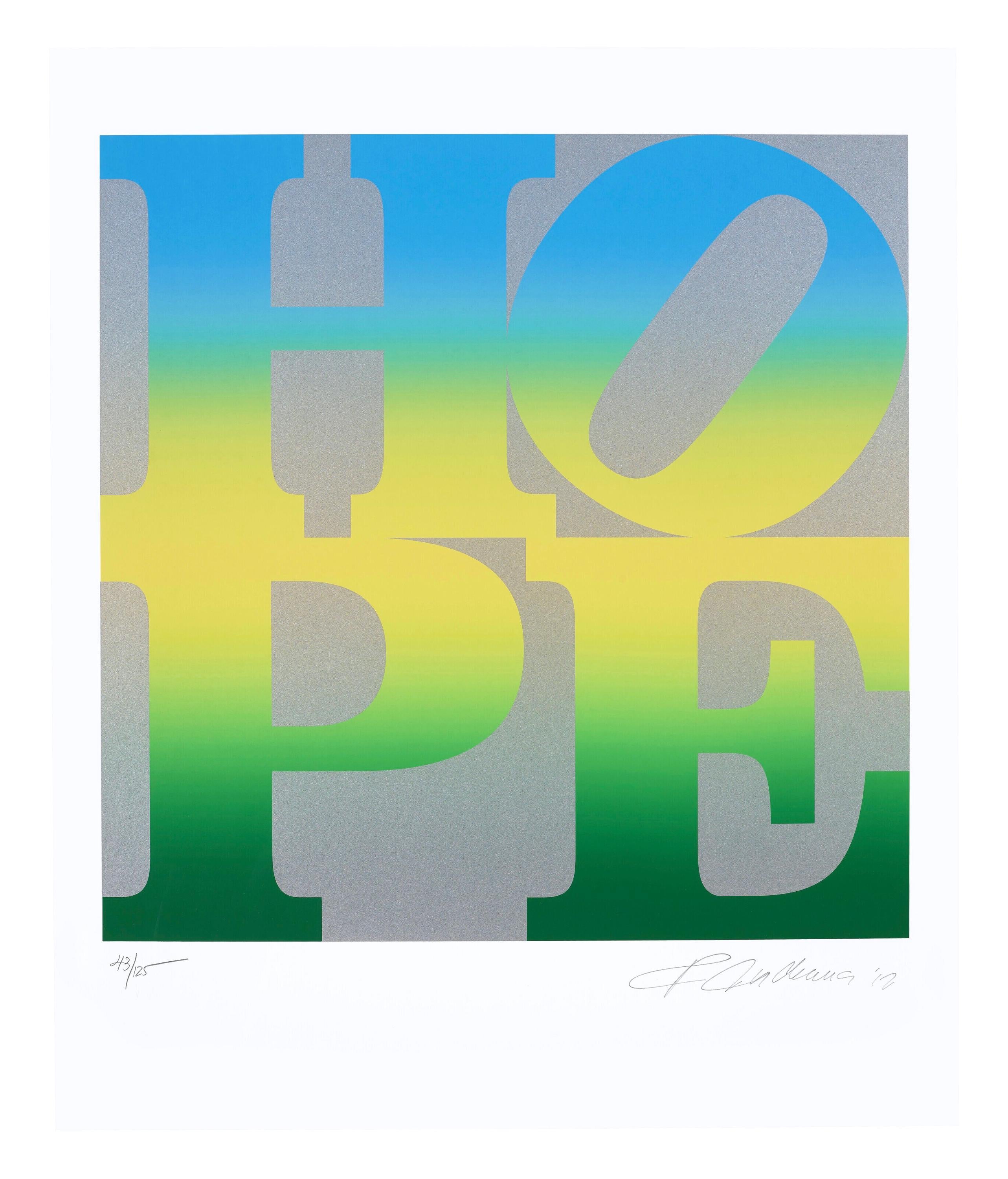 Robert Indiana, Four Seasons of HOPE, Suite of Four, Limited Edition Silkscreens