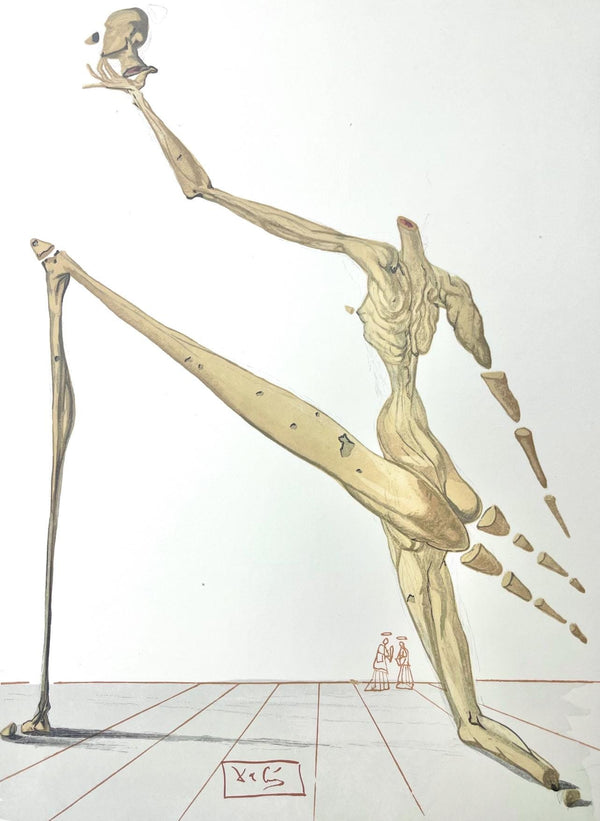 Salvador Dali, Hölle XXVIII (Field 189-200; Michler/Löpsinger 1039-1138), Die Göttliche Komödie, Signed, Limited Edition Woodcut