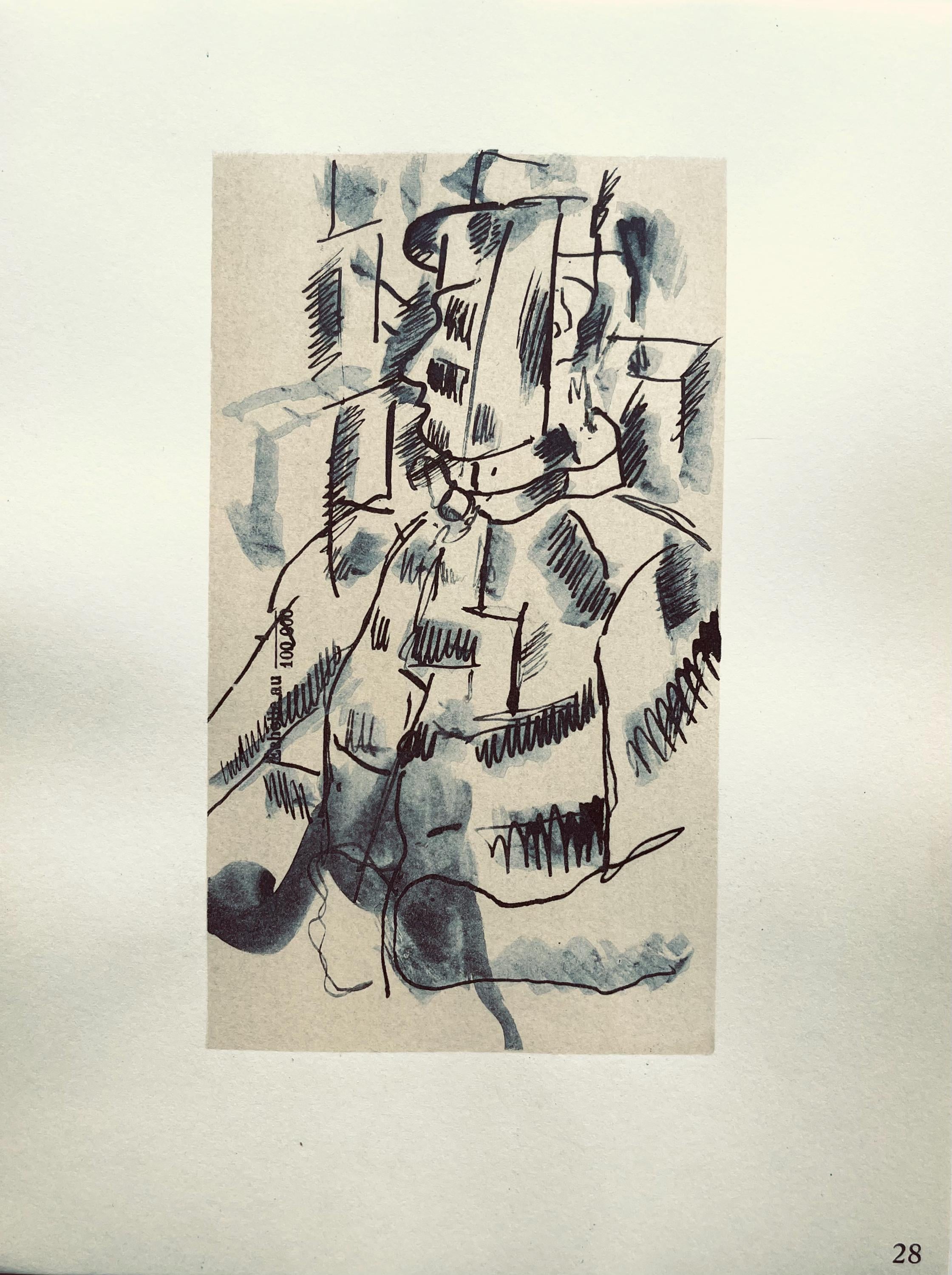 Fernand Léger, Soldat Blessé, Fernand Léger, Dessins de Guerre, Limited Edition Lithograph