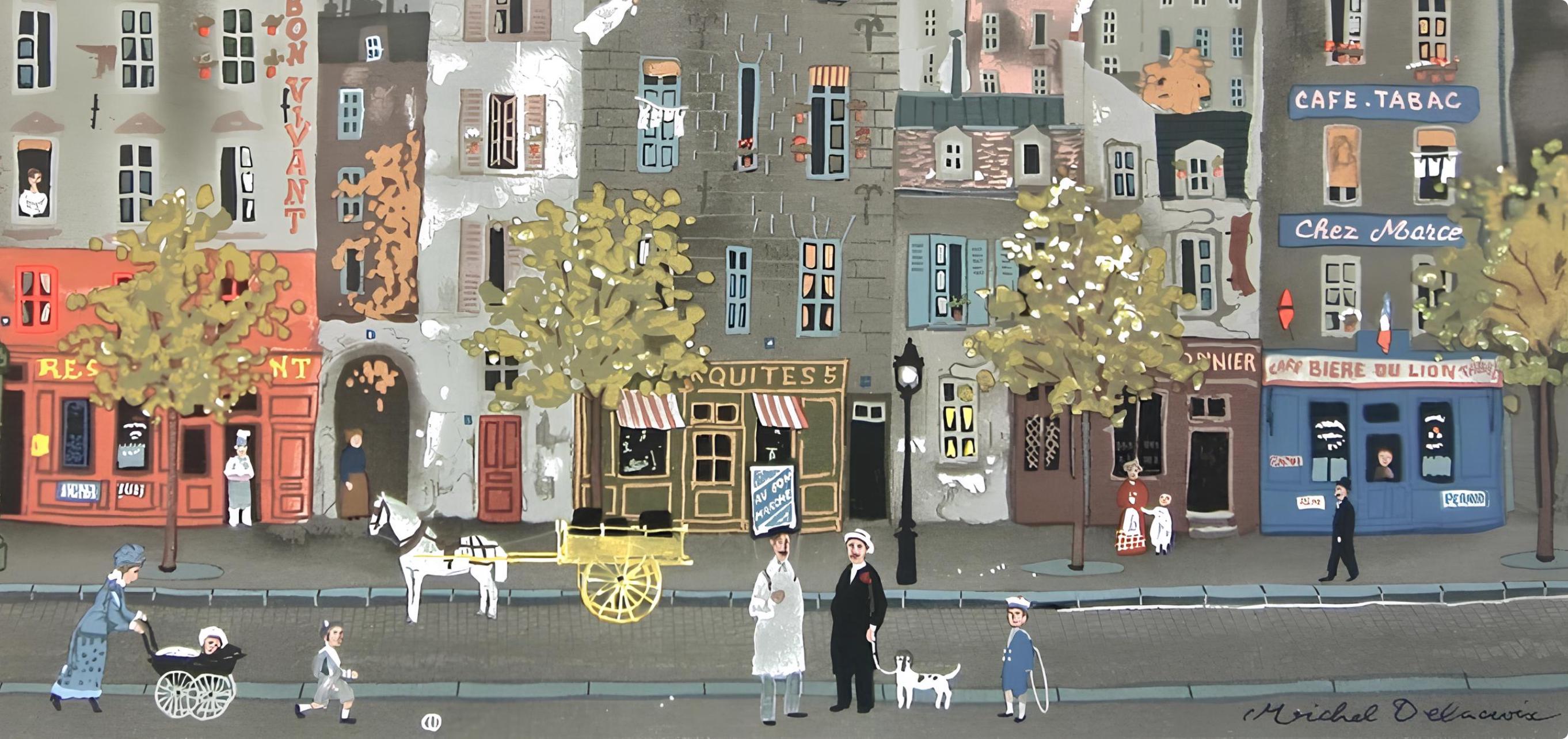 Michel Delacroix, Au Bon Vivant, Limited Edition Lithograph