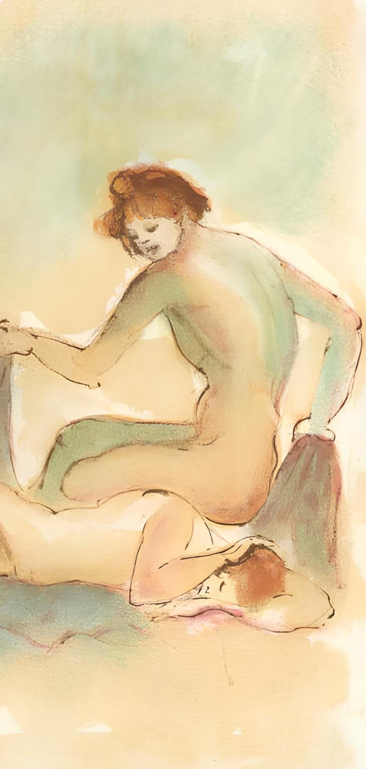 Léonor Fini, Composition, Parallèlement, Limited Edition Lithograph