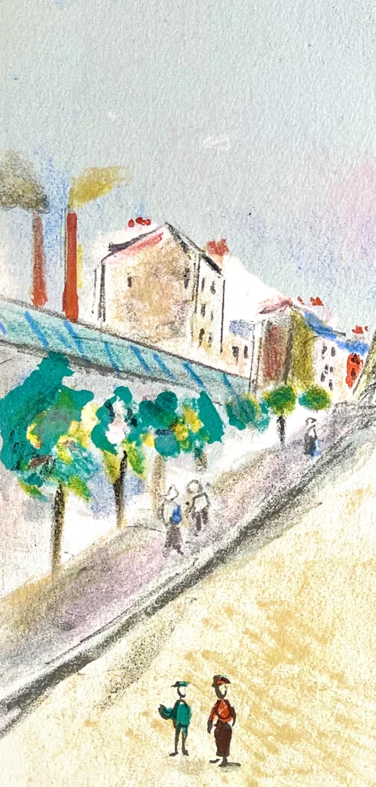 Maurice Utrillo, la Tour Eiffel, Paris Capitale, Limited Edition Lithograph