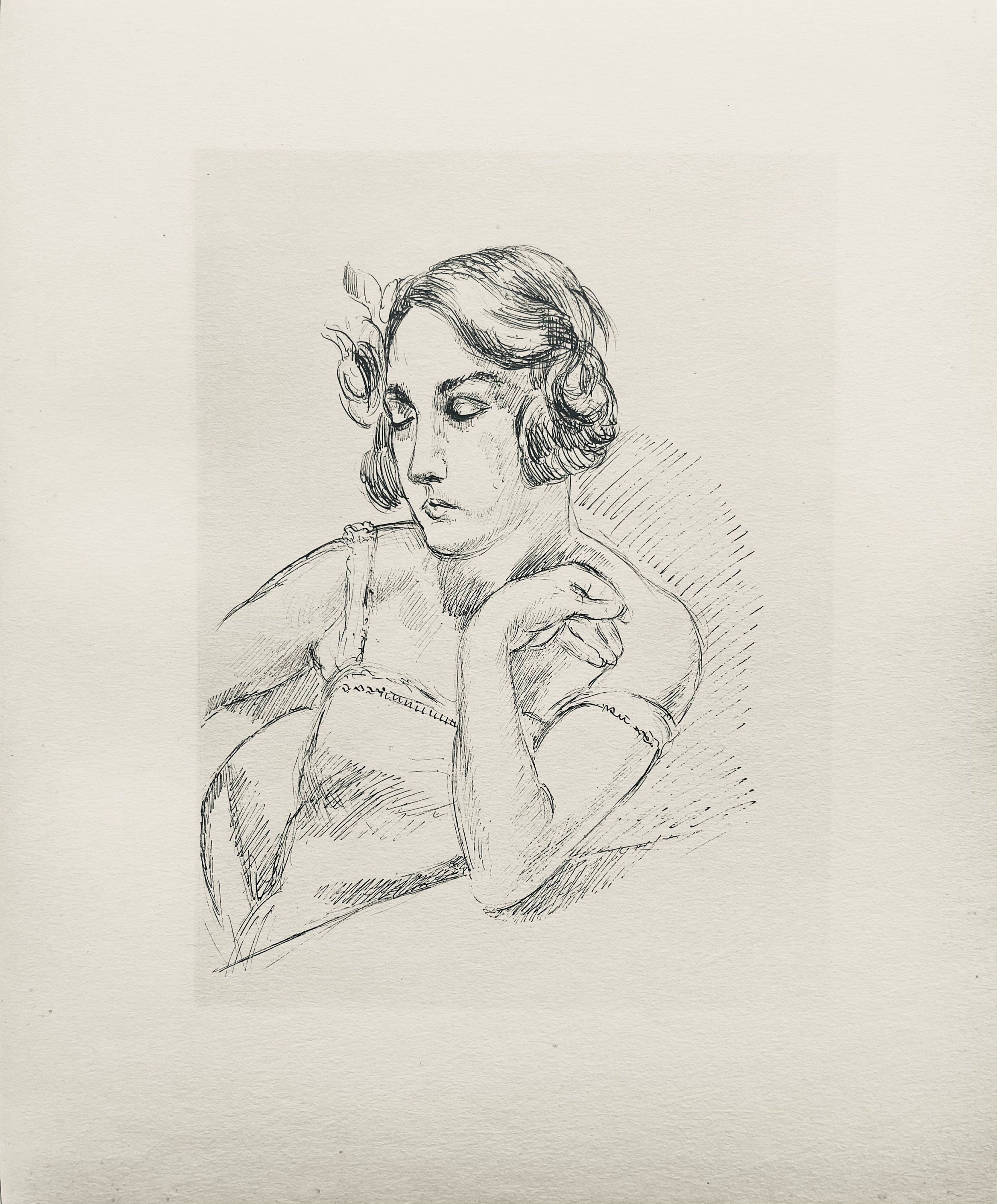Henri Matisse, Composition (Dutel 3), Dessins de Henri-Matisse, Limited Edition Lithograph