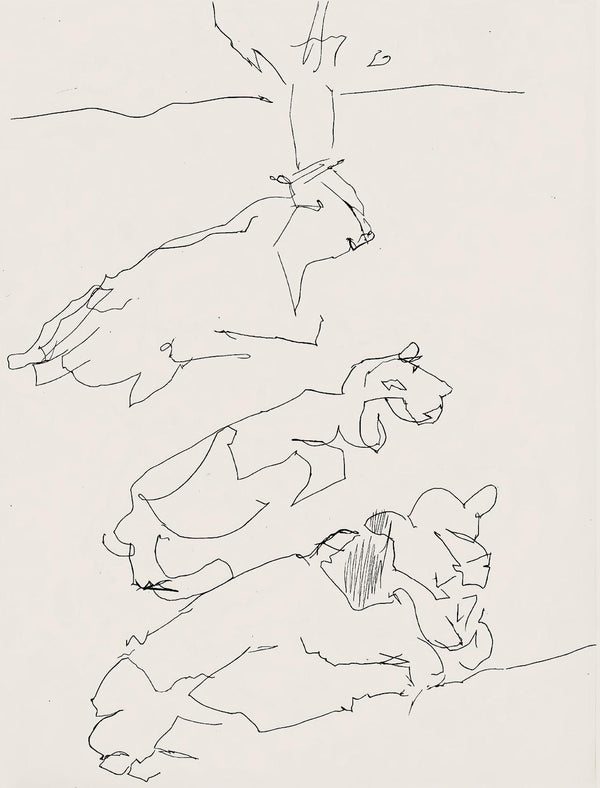 Jacques Villon, Composition (Ginestet/Pouillon 42-64), Hésiode, Les Travaux et les Jours, Limited Edition Etching