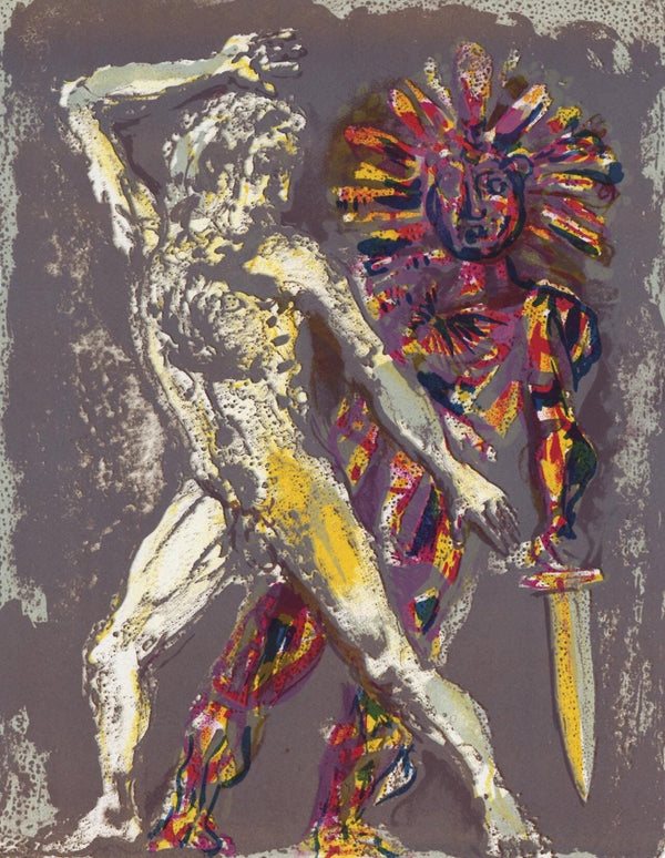 Walter Spitzer, Composition, L'Odyssée, Limited Edition Lithograph