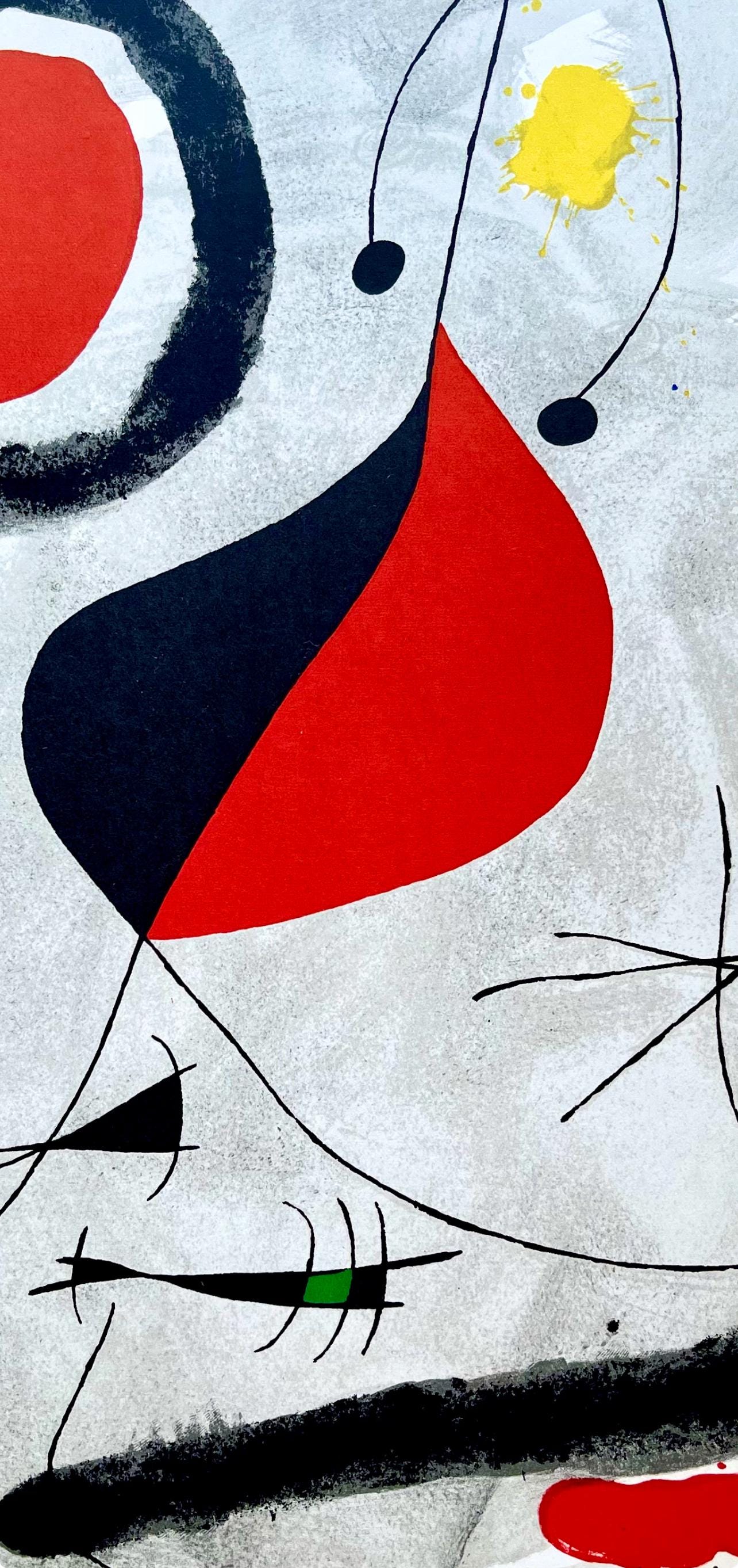 Joan Miró, Composition (Cramer 89), Derrière le miroir, Limited Edition Lithograph