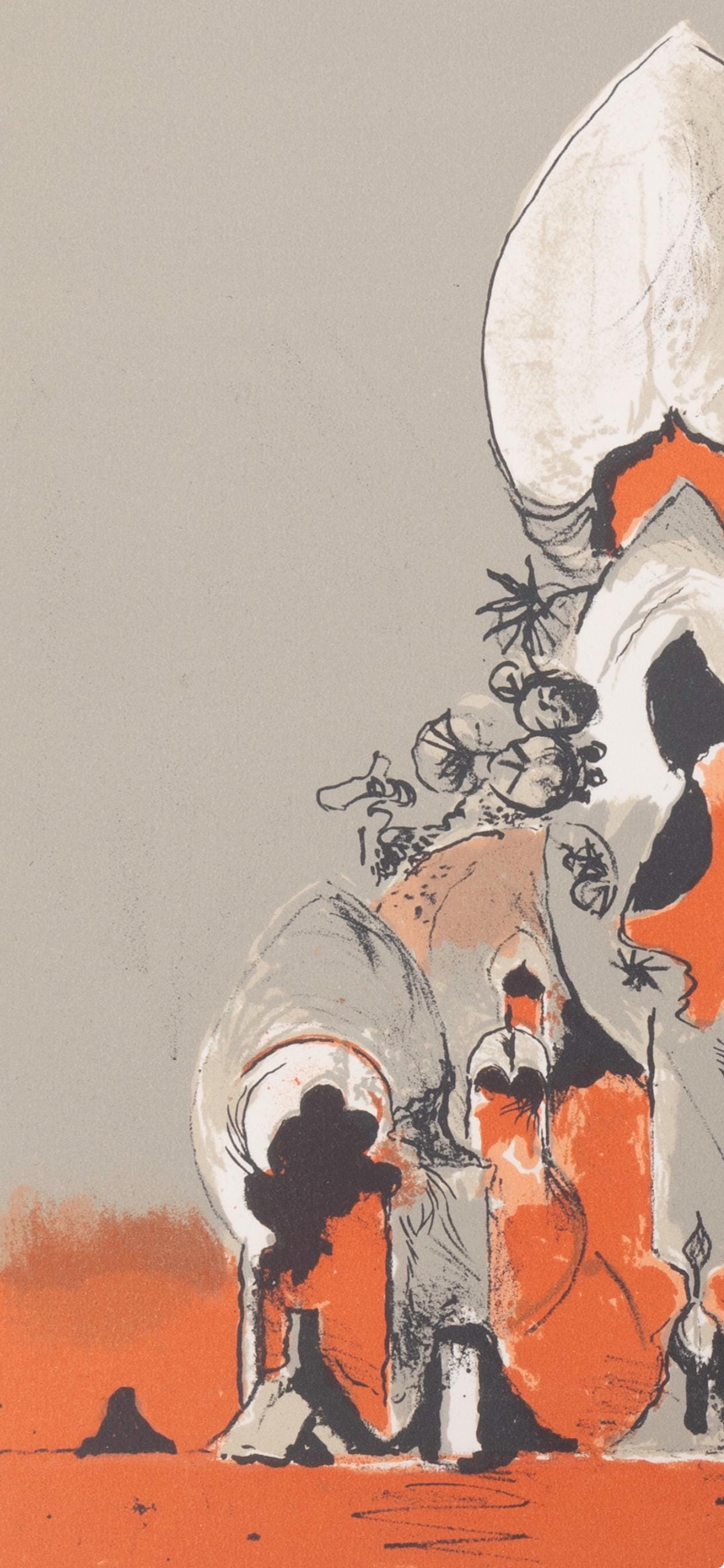 Graham Sutherland, Composition, San Lazzaro et ses Amis, XXe Siècle, Limited Edition Lithograph