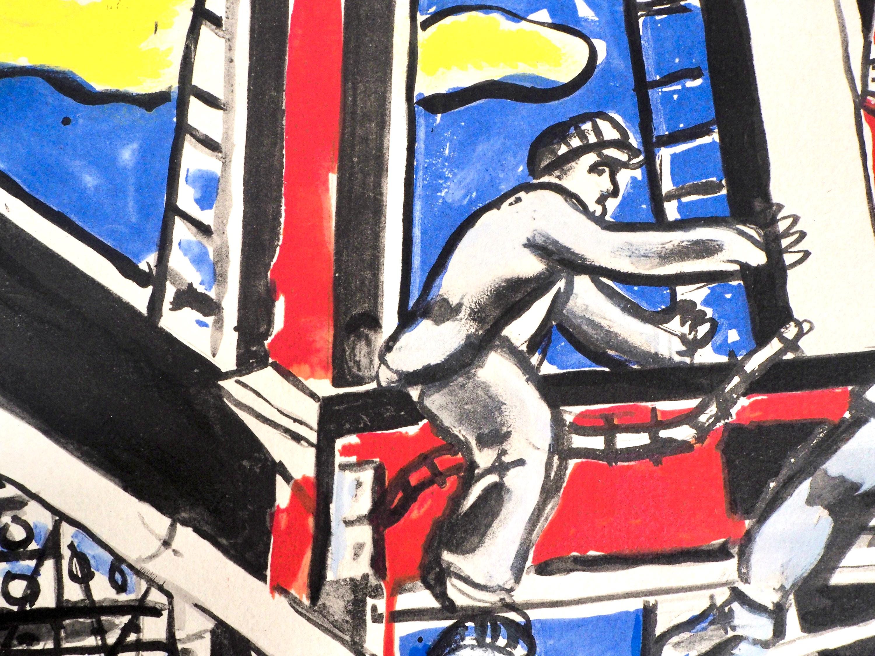 Fernand Léger, Composition, Contrastes, Limited Edition Lithograph