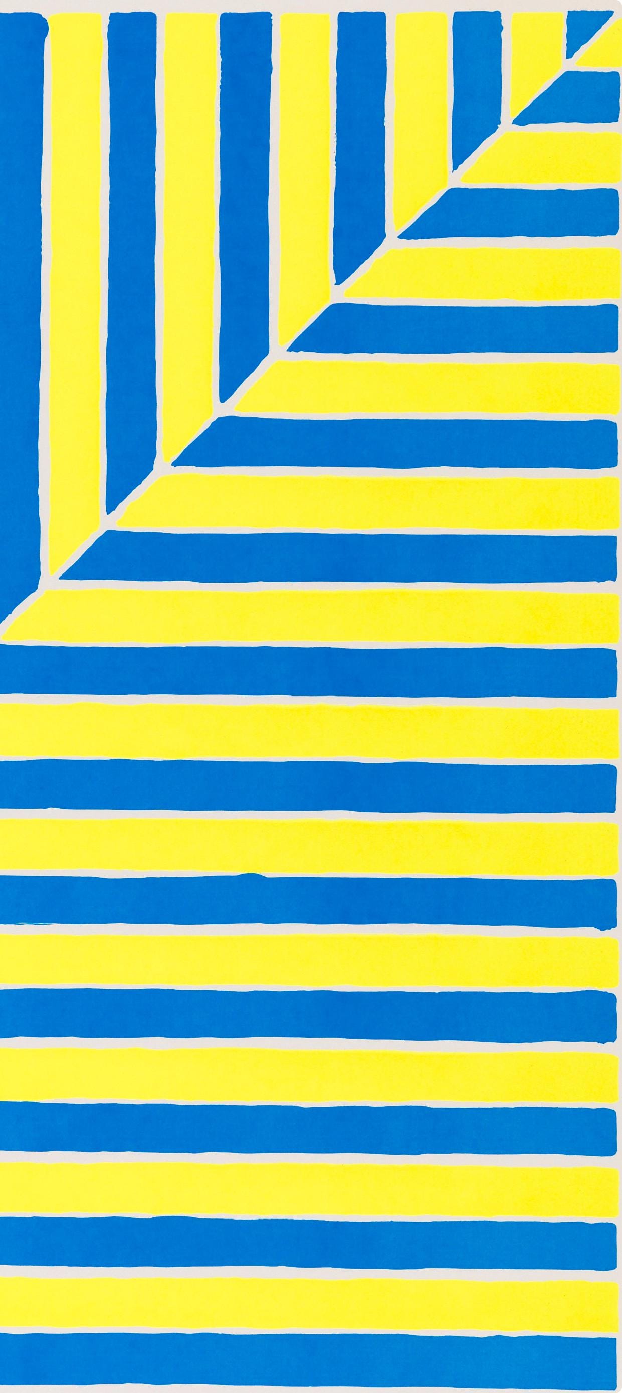 Frank Stella, Rabat (Axom 00), X + X, Ten Works by Ten Painters, Limited Edition Silkscreen