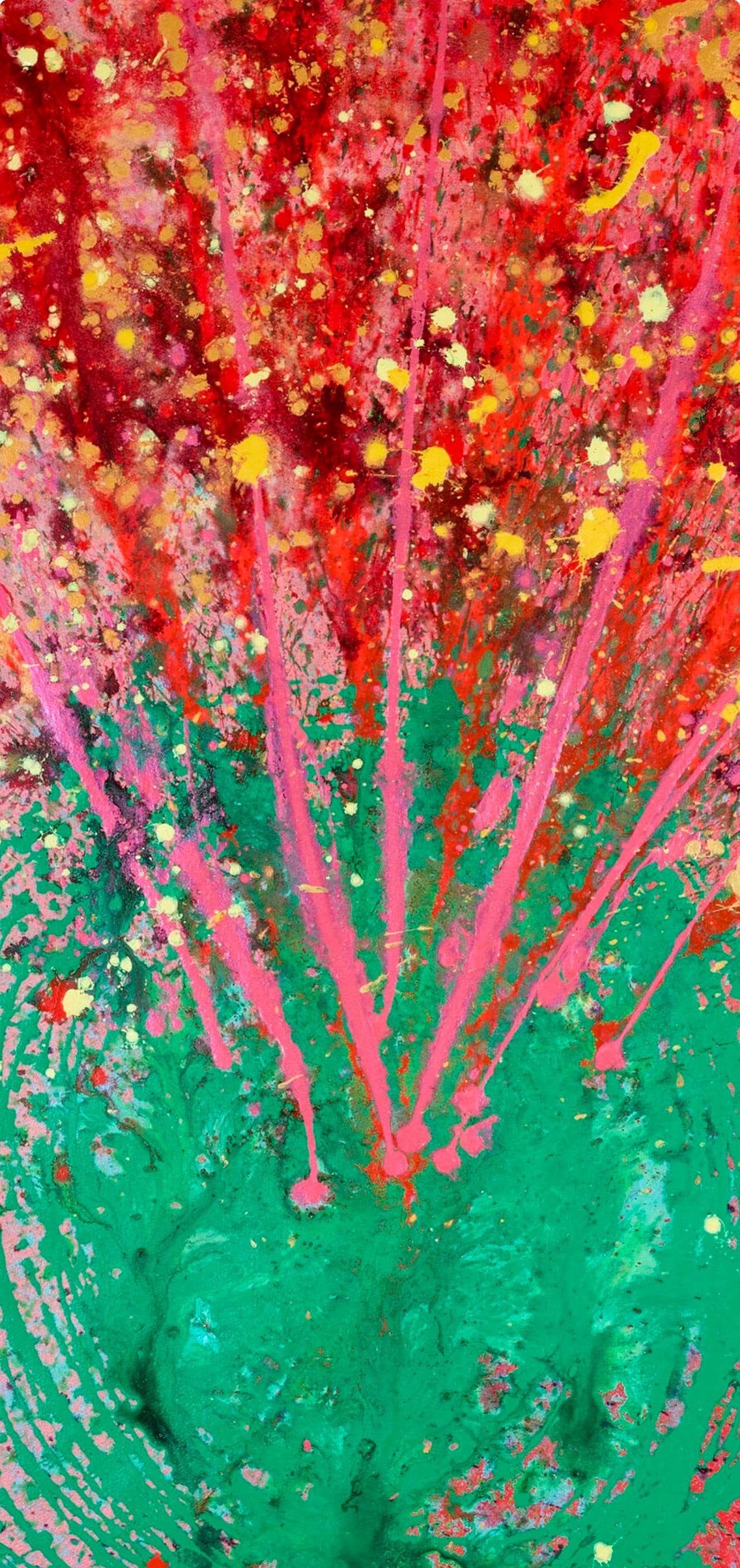 Dale Chihuly, Composition, Ikebana Series, Original Painting