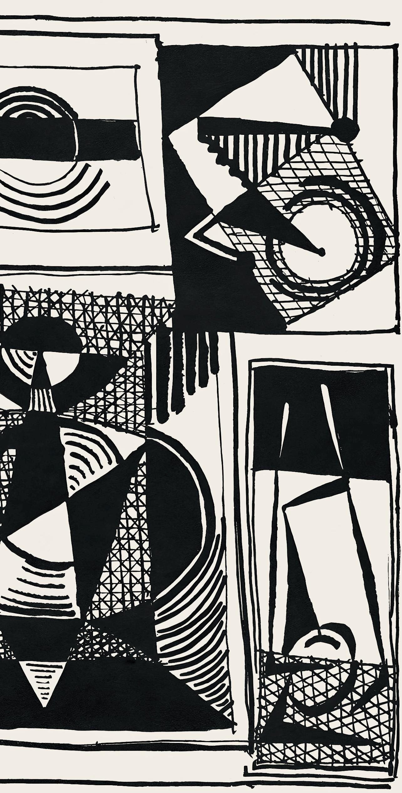 Pablo Picasso, Composition (Monod 10485), Hélène chez Archive de Illustrations de Pablo Picasso, Limited Edition Woodcut