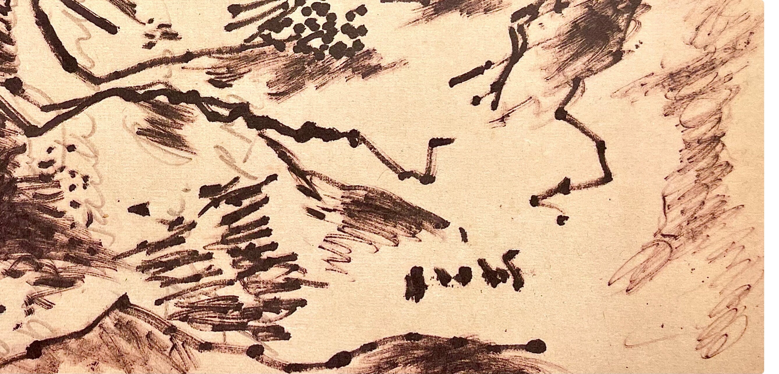 Jackson Pollock, Composition, Jackson Pollock, The Last Sketchbook, Limited Edition Lithograph