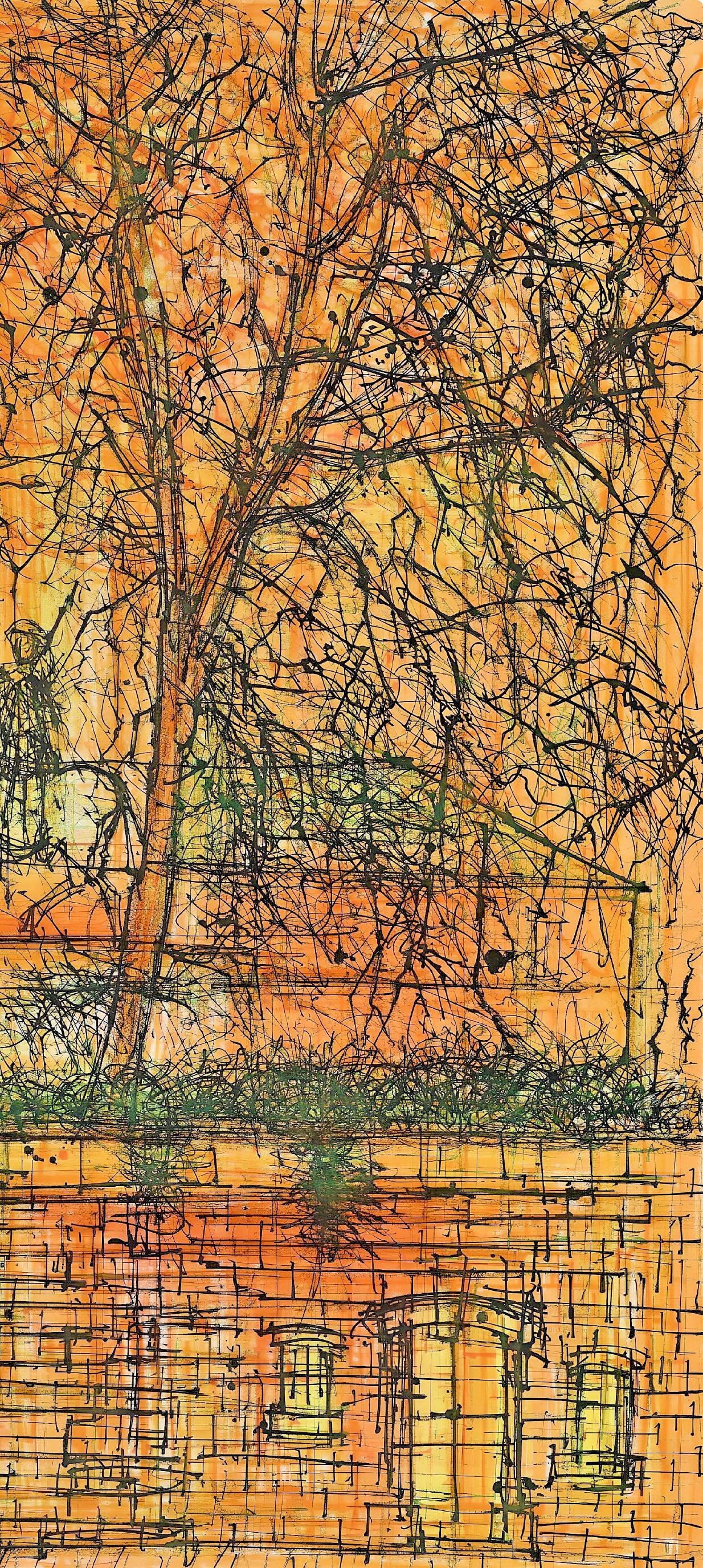 Jean Carzou, Homme à cheval, Regards sur Paris, Limited Edition Lithograph