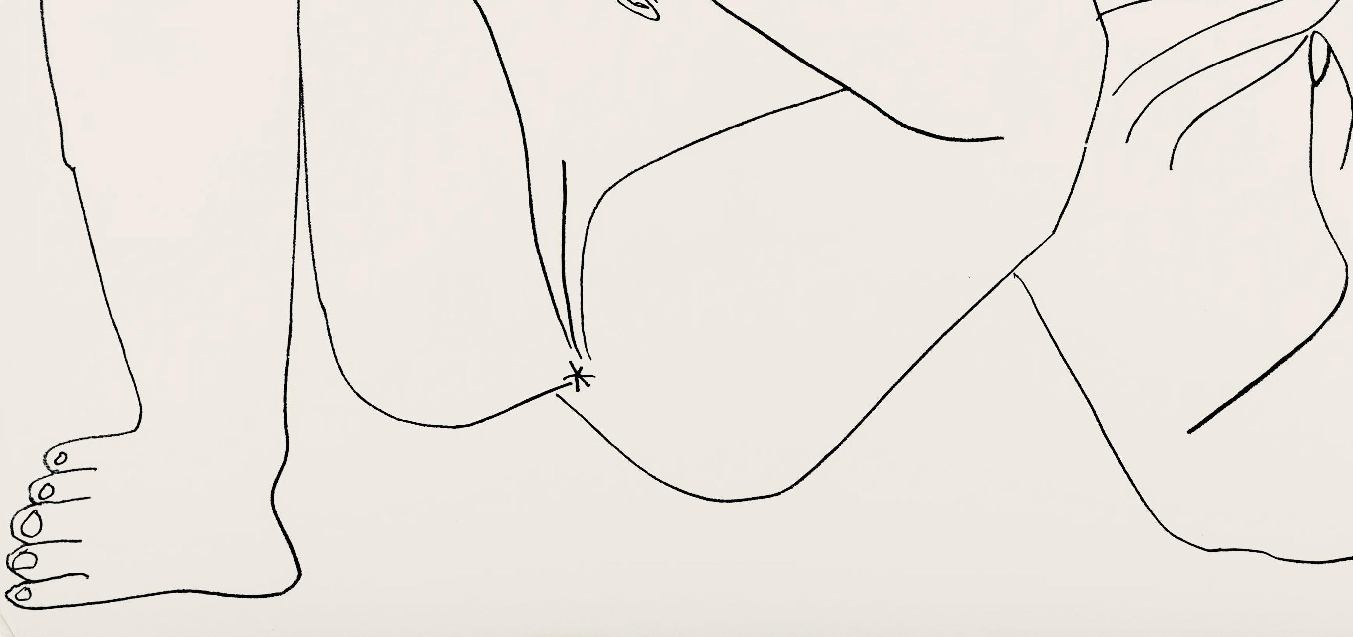 Pablo Picasso, Composition (Orozco 193-204), Au Baiser D'Avignon, Limited Edition Lithograph