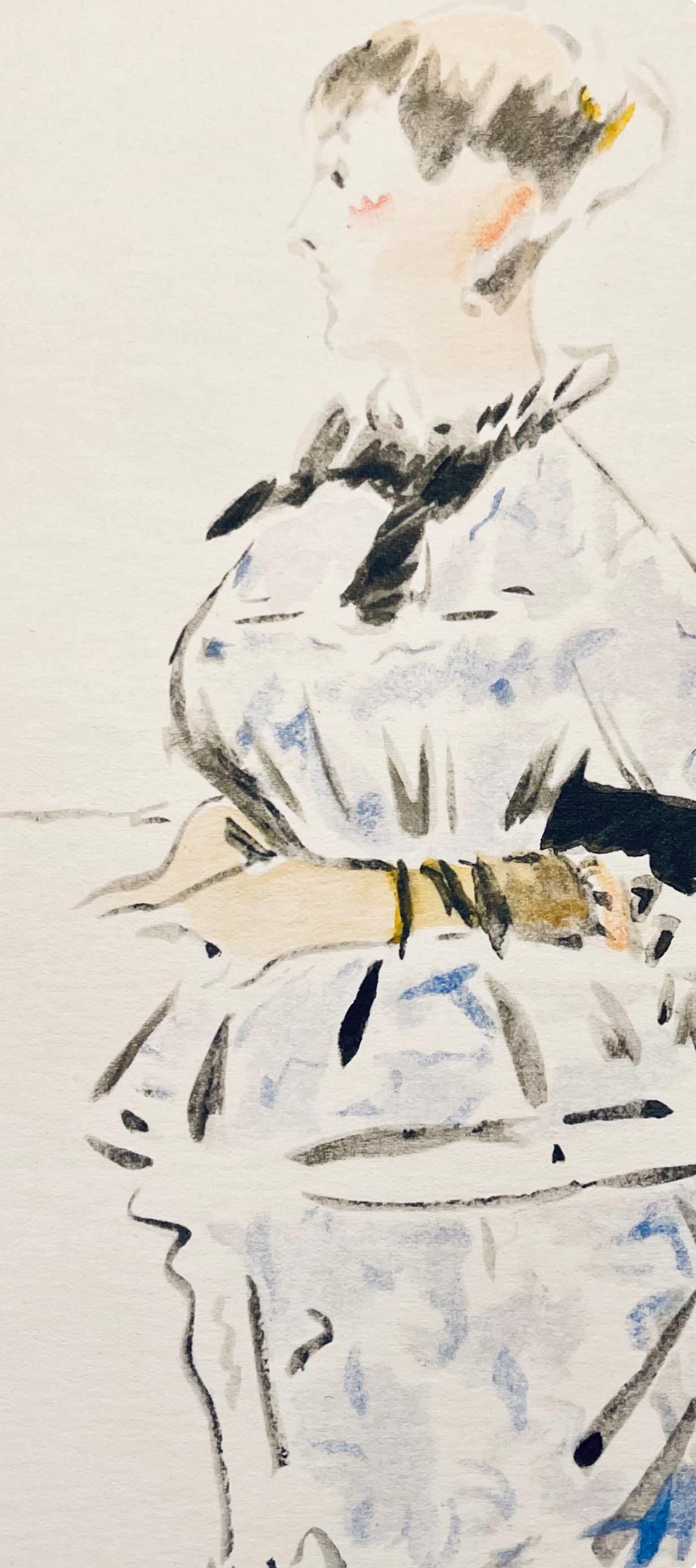 Édouard Manet, Composition, Édouard Manet, Letters with Aquarelles, Limited Edition Lithograph
