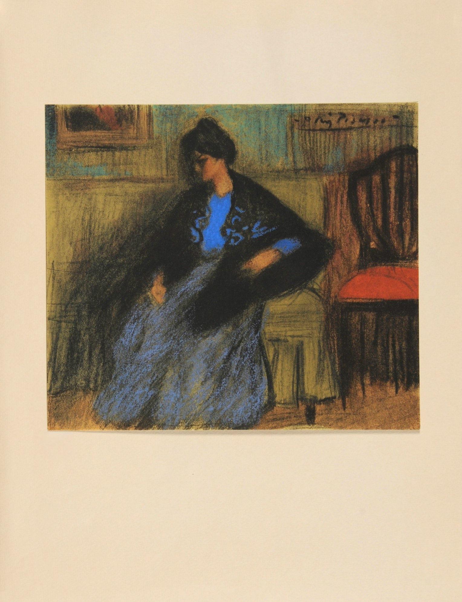 Pablo Picasso, Composition, Les Bleus de Barcelone, Limited Edition Lithograph