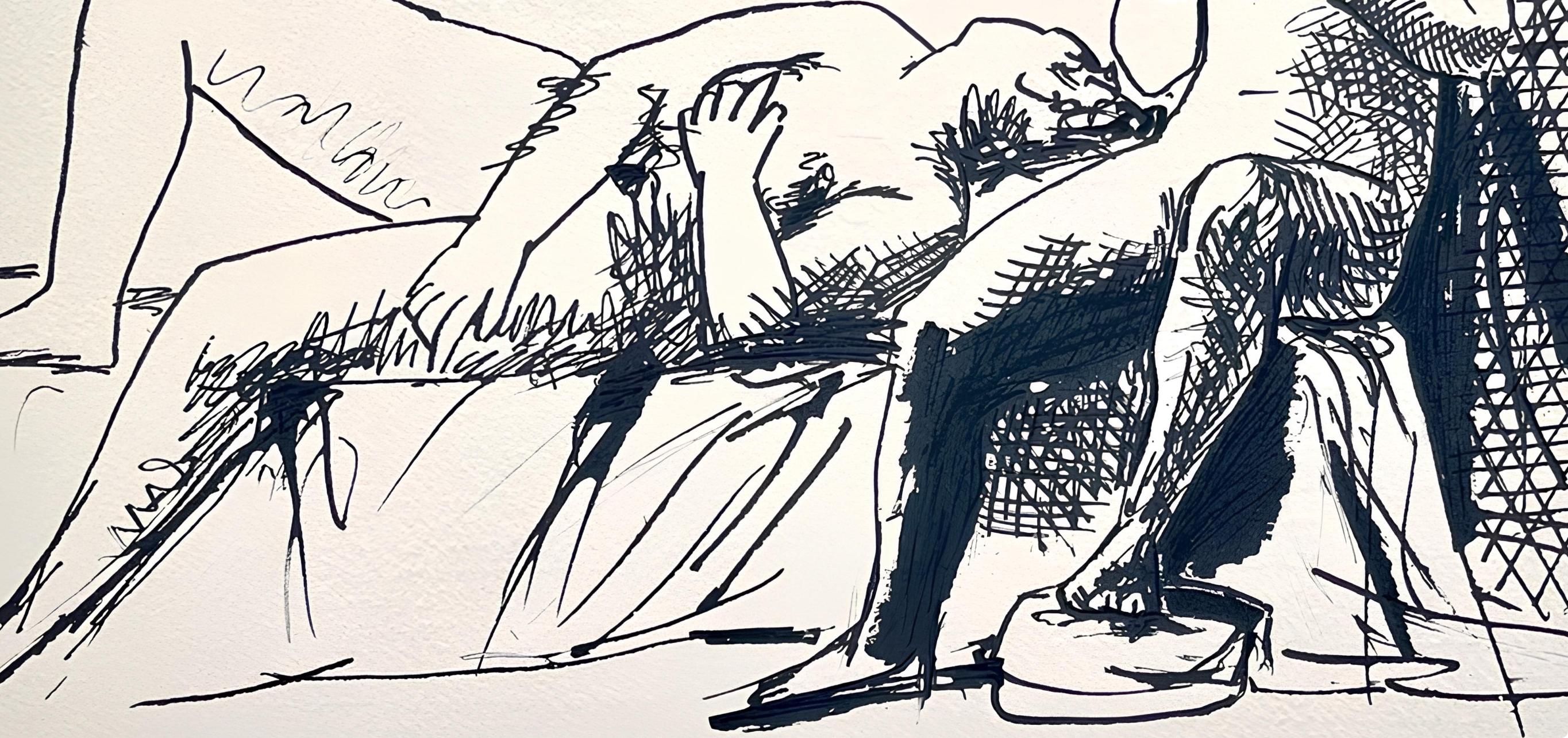 Pablo Picasso, Composition (Cramer 88), Dans l'Atelier de Picasso, Limited Edition Lithograph