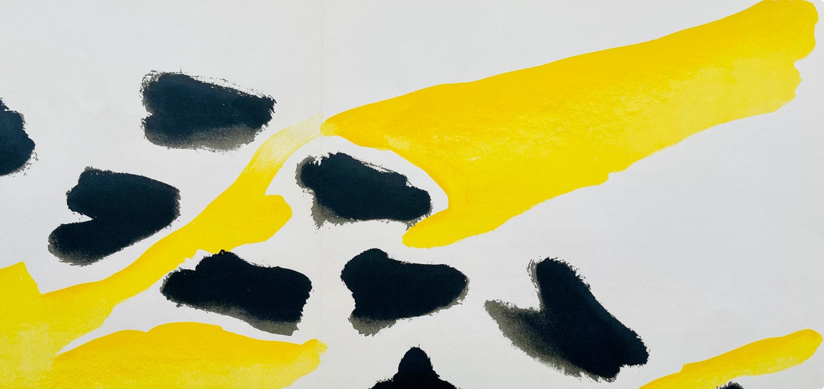 Pierre Tal-Coat, Composition, Derrière le miroir, Limited Edition Lithograph