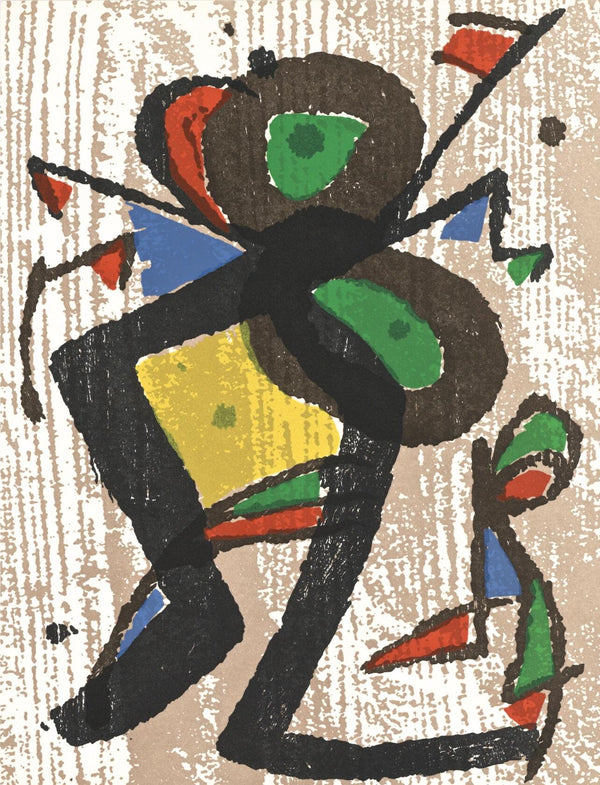 Joan Miró, Composition (Dupin 1290), Miró Graveur, Limited Edition Woodcut