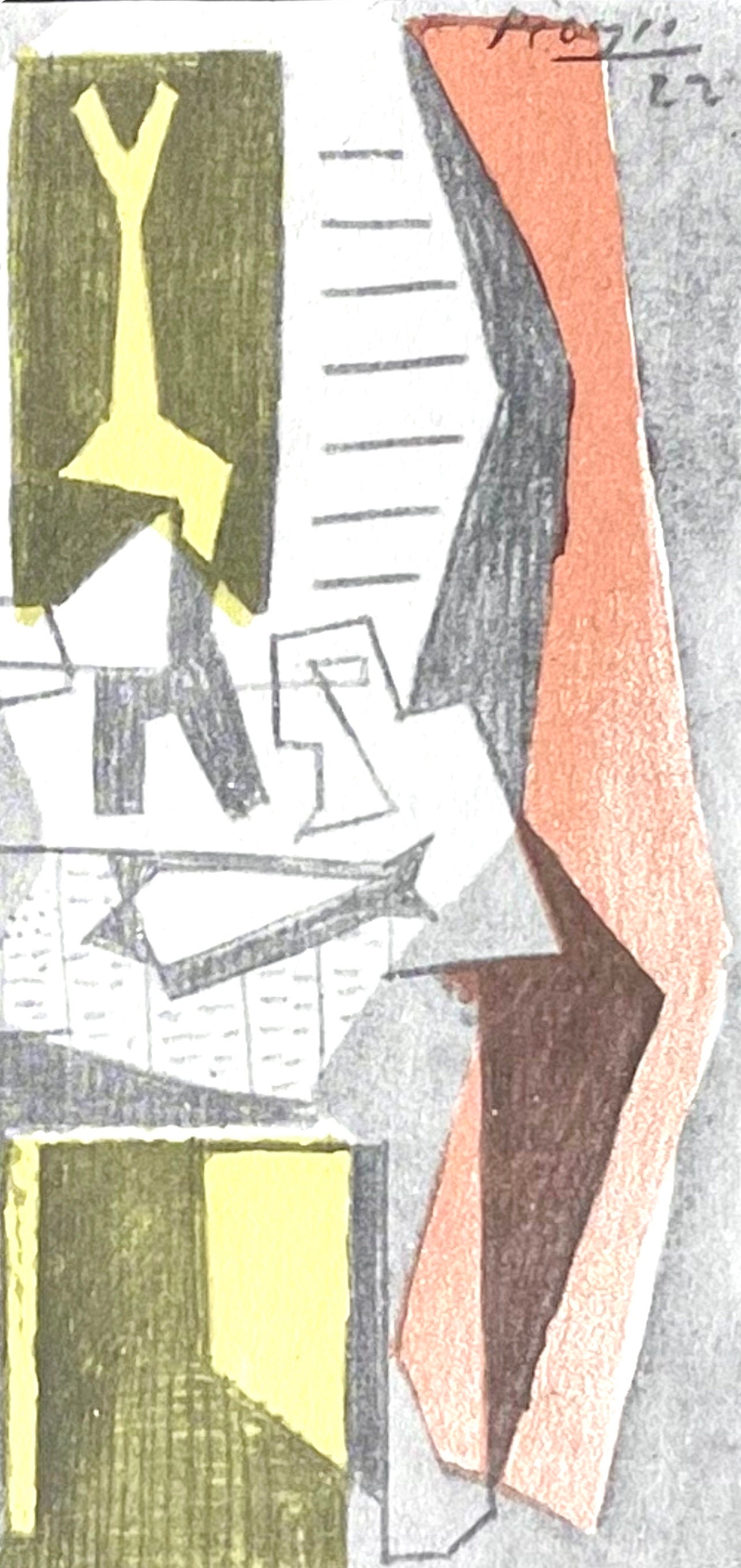 Pablo Picasso, Table before Window (Orozco 95), Picasso: Fifteen Drawings, Limited Edition Lithograph